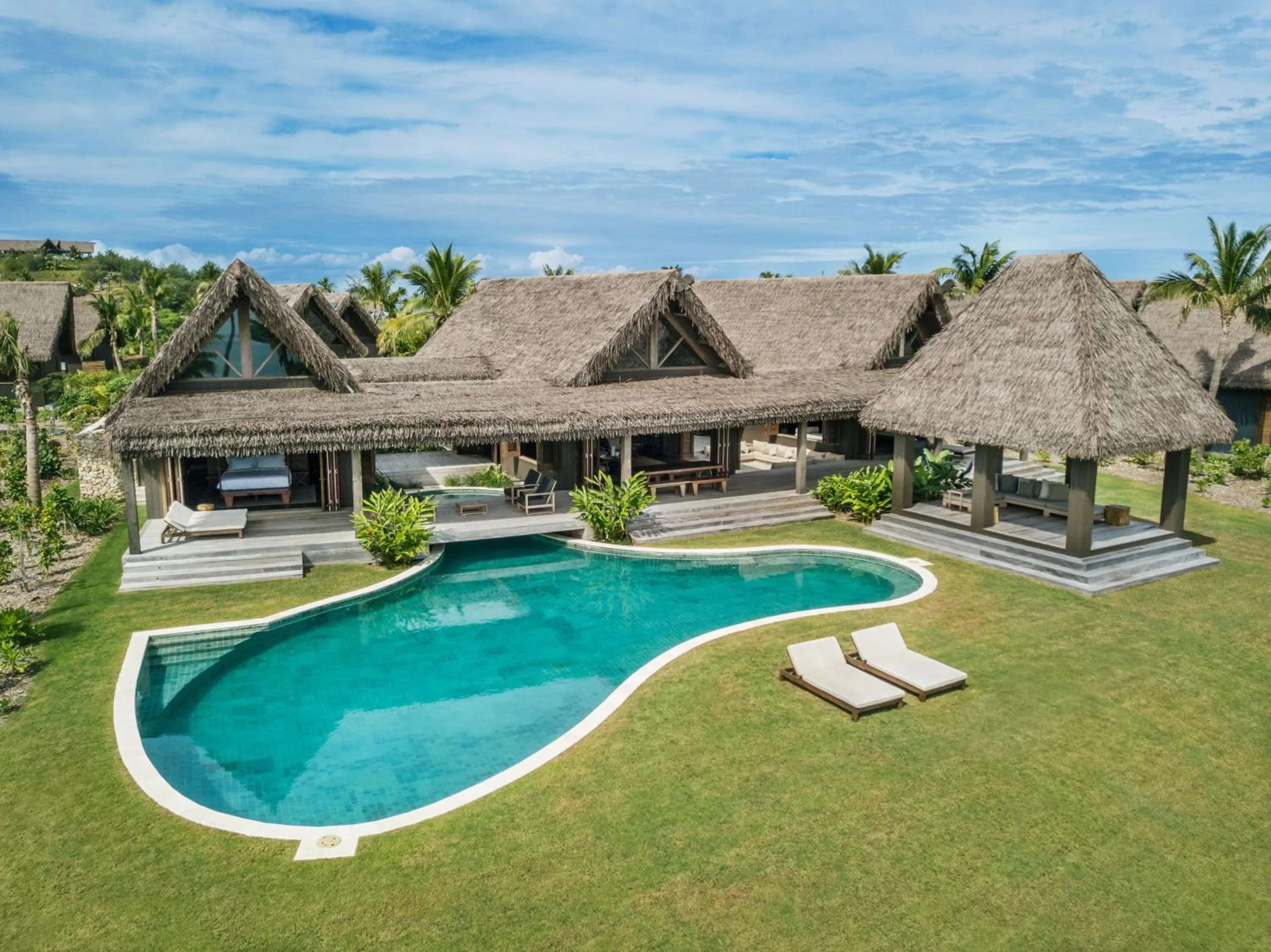 Property building in Six Senses Fiji