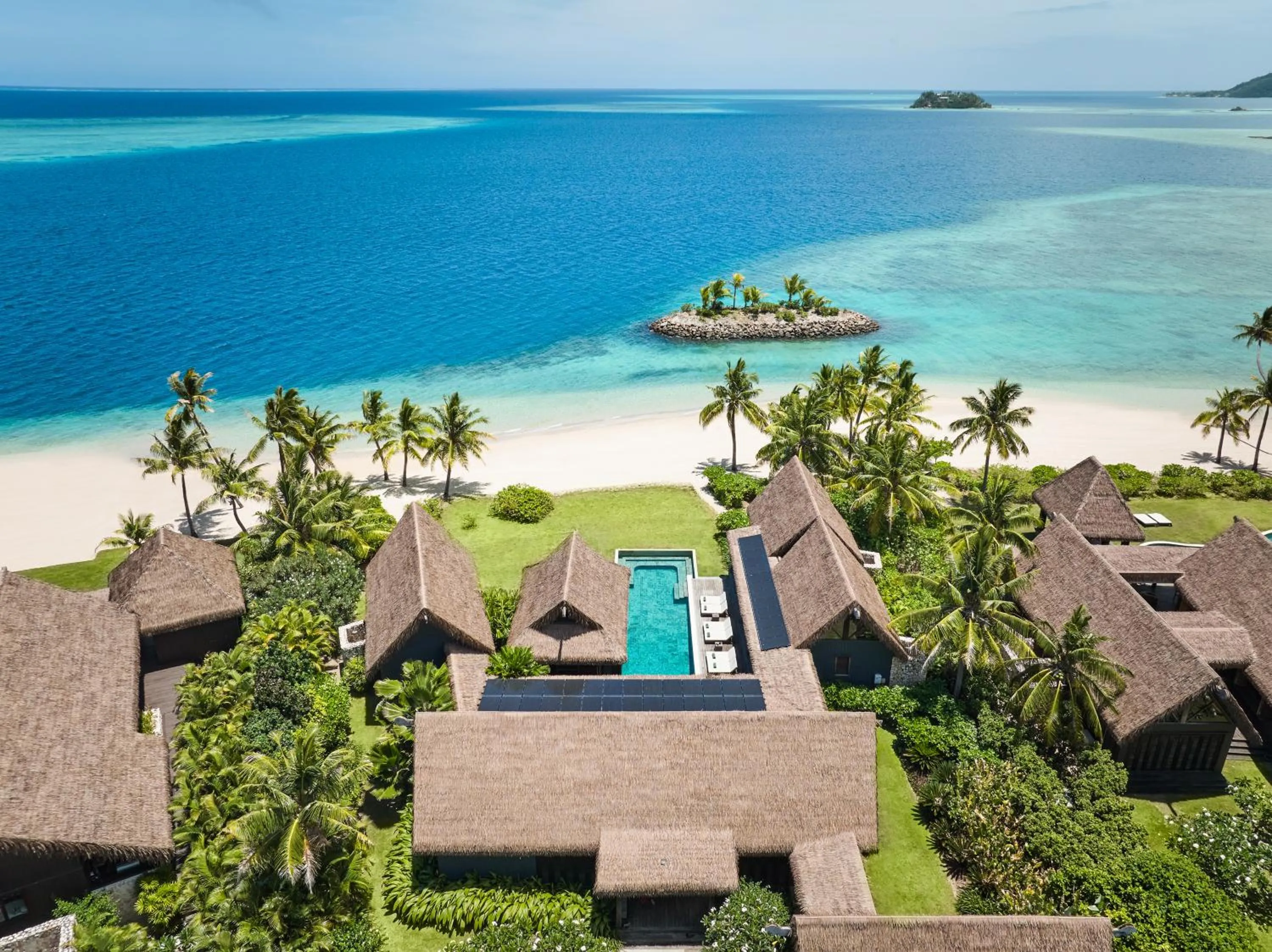 Property building in Six Senses Fiji
