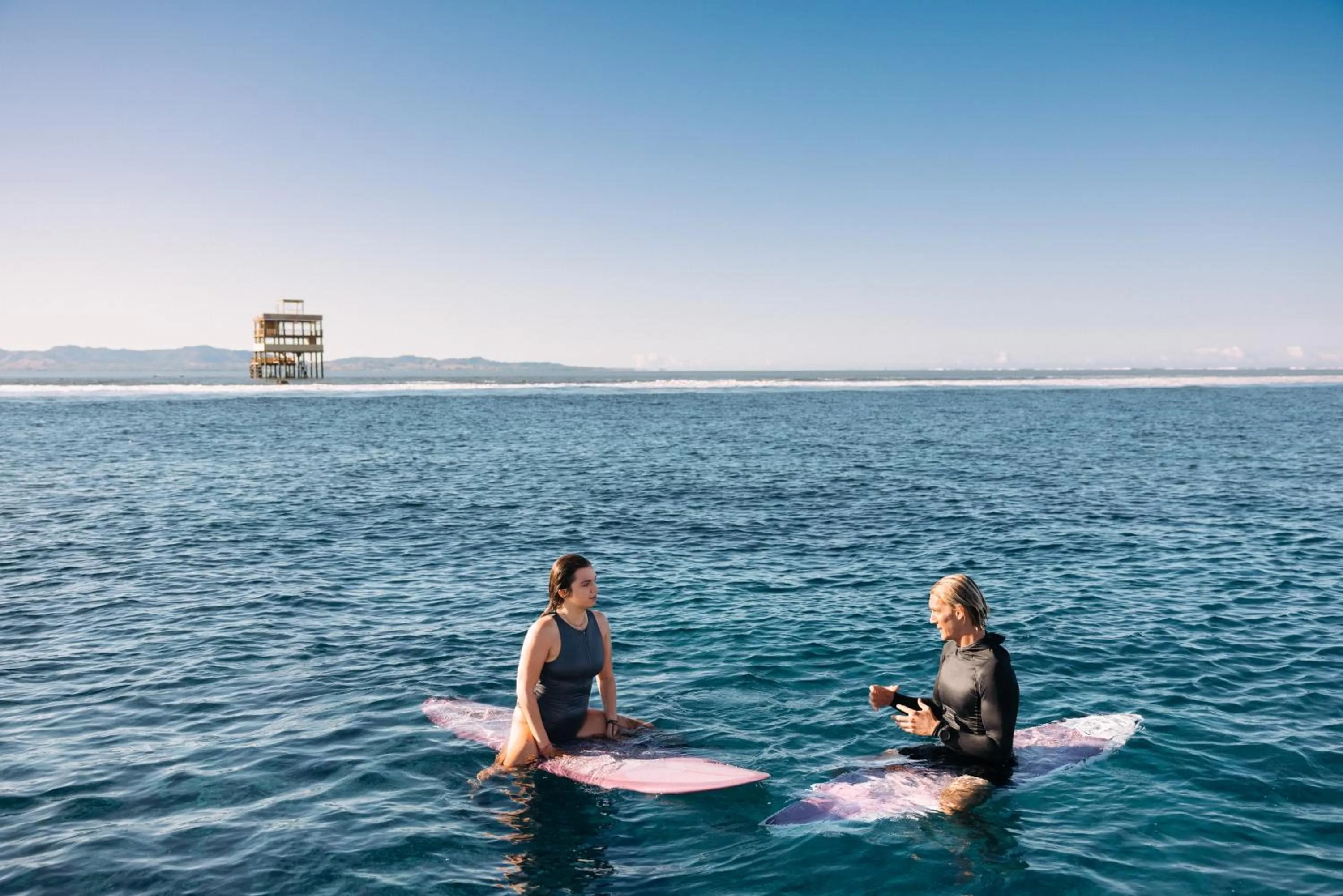 Windsurfing in Six Senses Fiji
