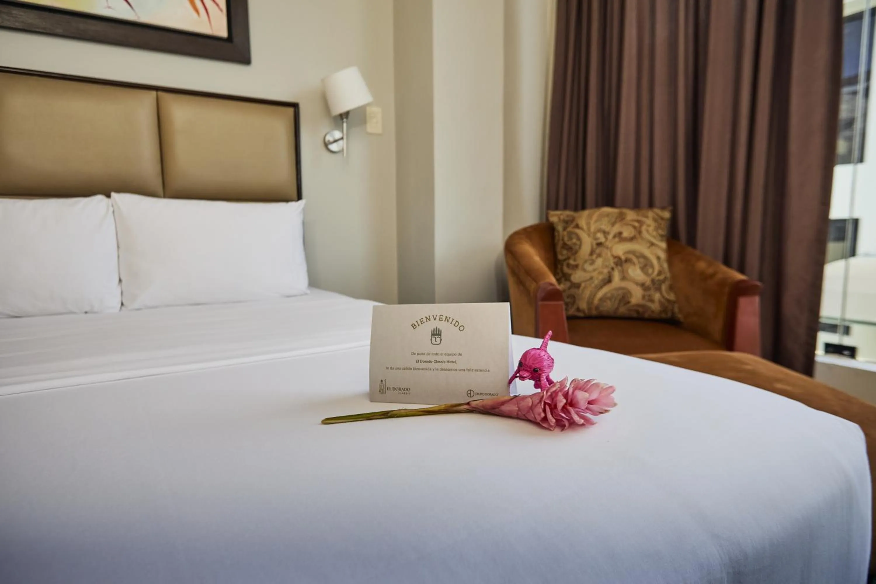 Bed in El Dorado Classic Hotel