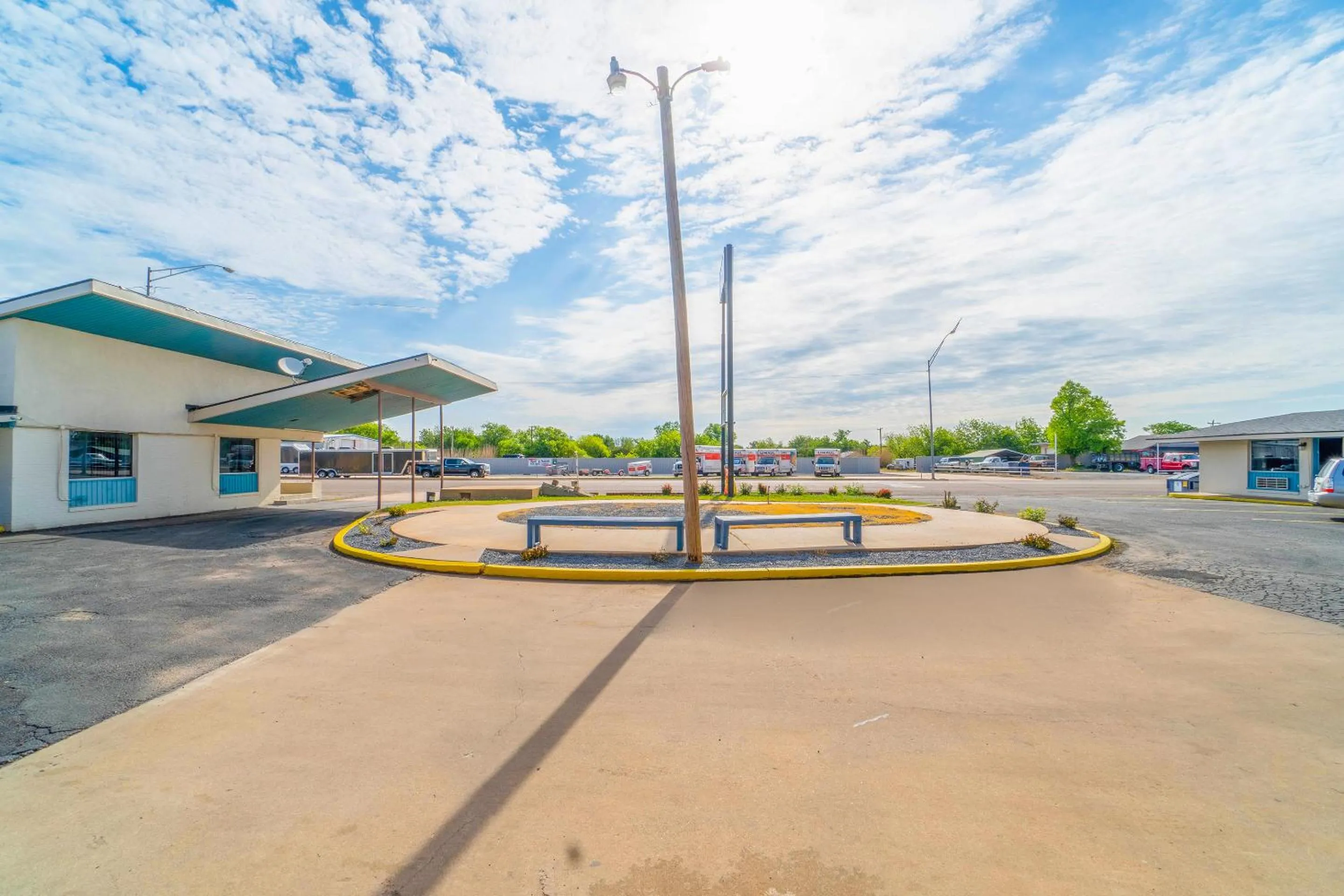 Property building in Budget Inn by OYO Frederick US-183