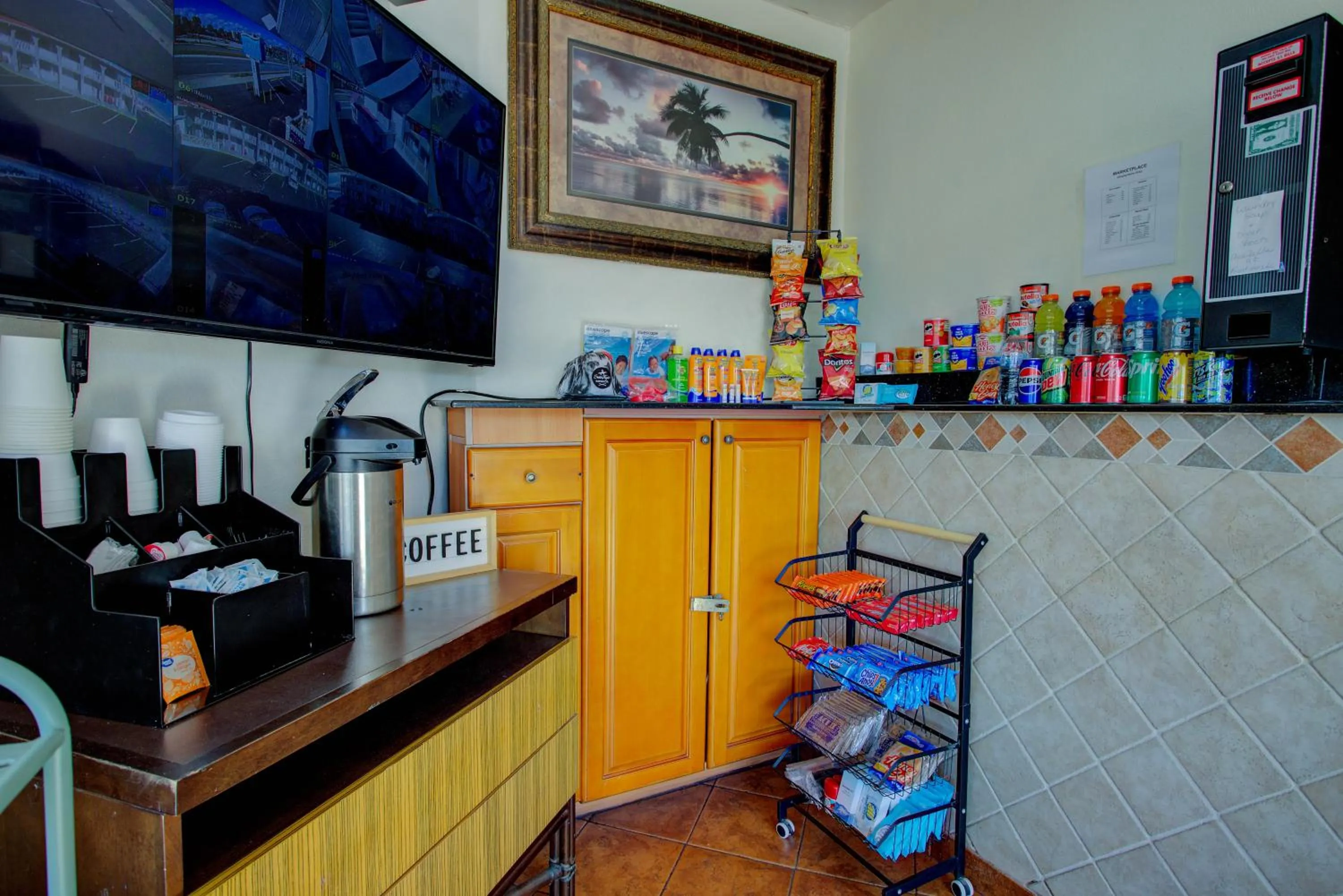 minibar in La Bella Inn - POOL OPEN