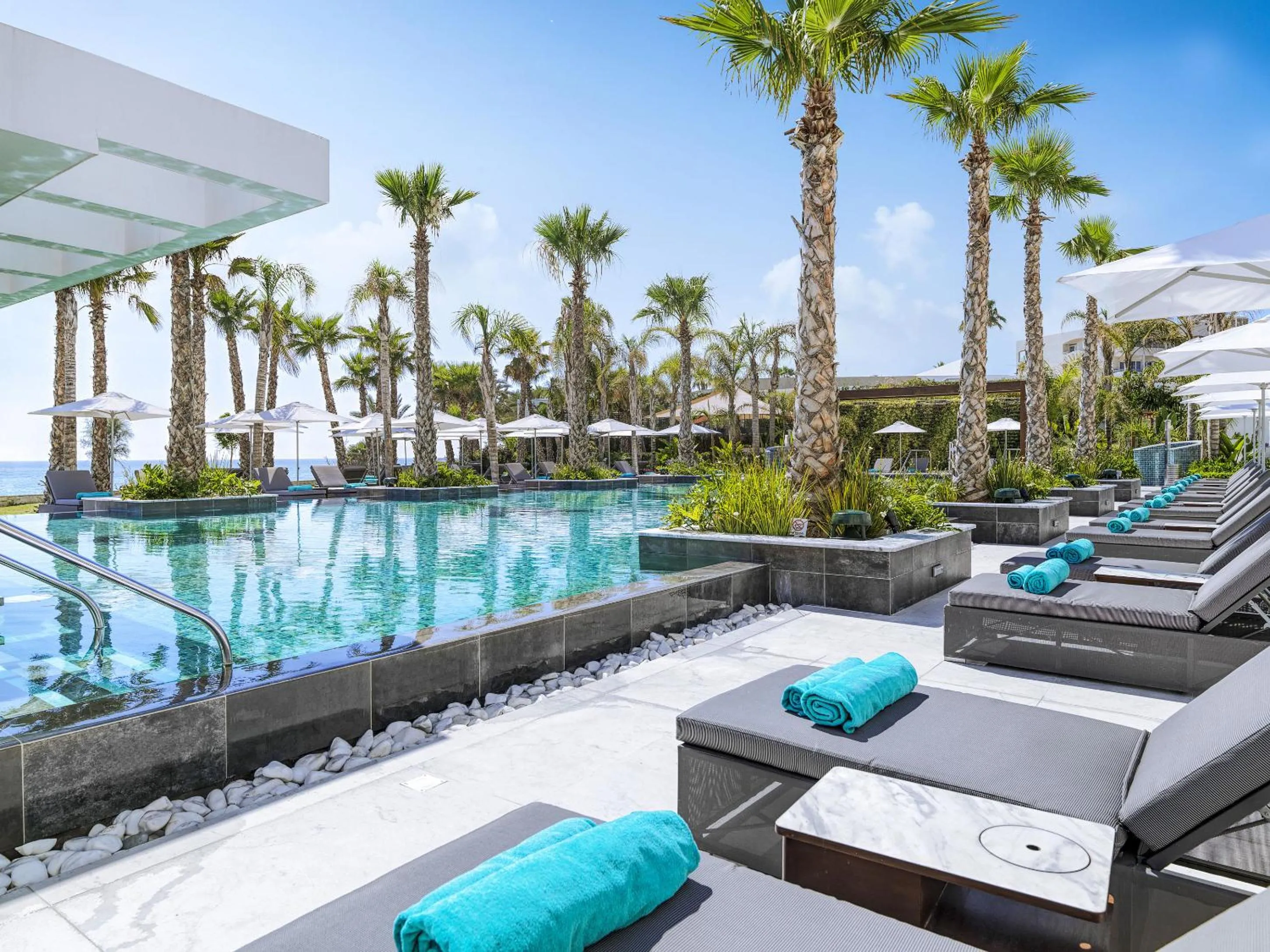 Swimming pool in Amavi, MadeForTwo Hotels - Paphos