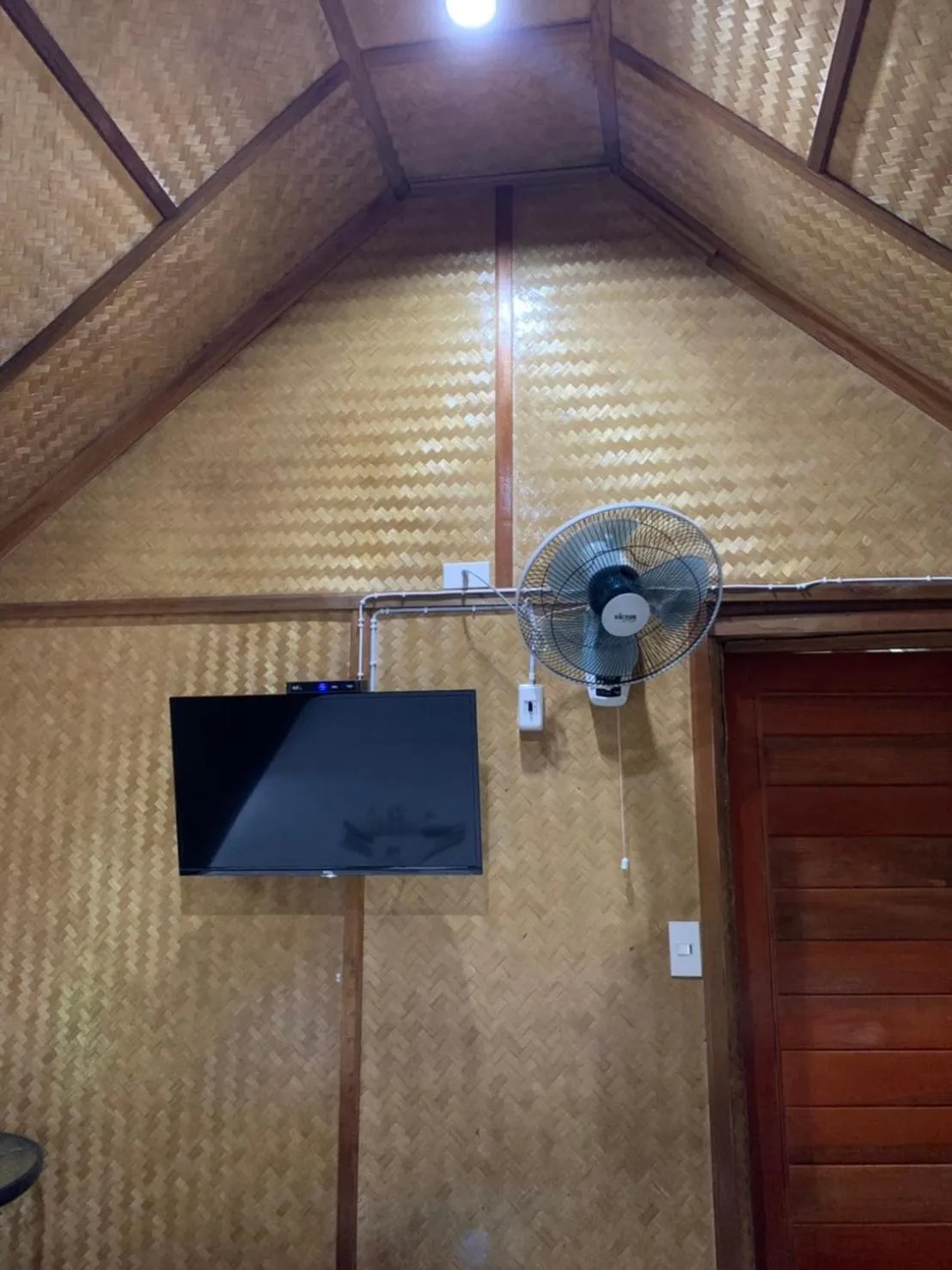 fireplace in Khaosok Bamboo Huts Resort