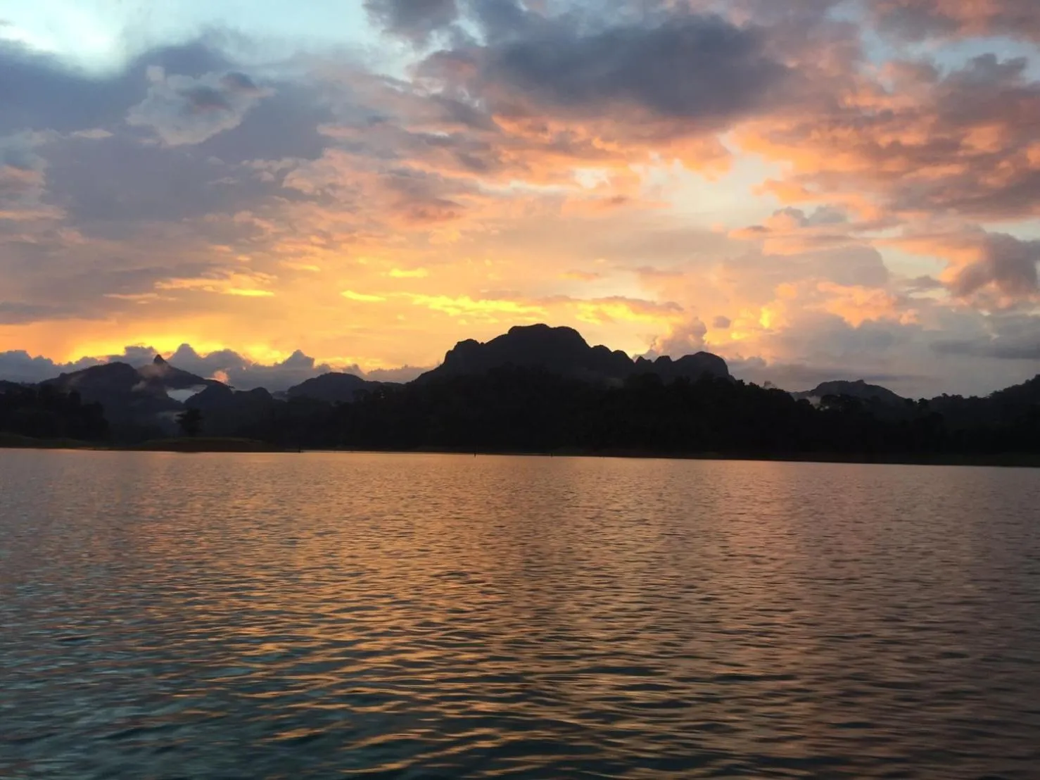 Natural landscape in Khaosok Bamboo Huts Resort