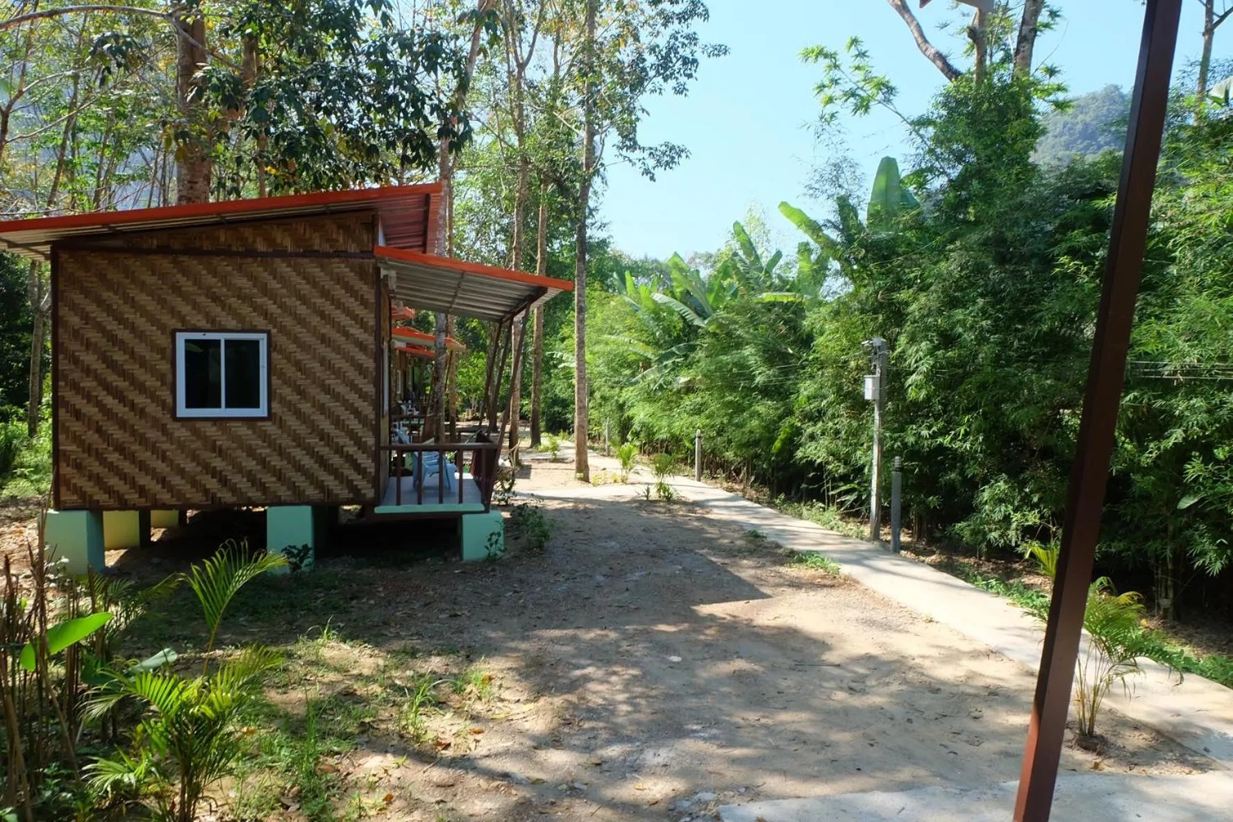Natural landscape in Khaosok Bamboo Huts Resort