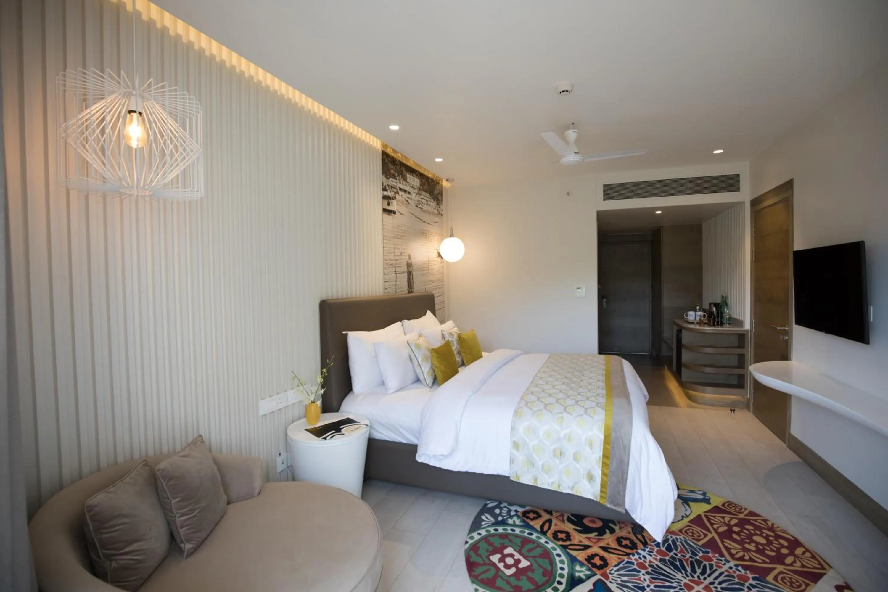 Bedroom, Bed in The Park Baga River Goa - Adults only Property