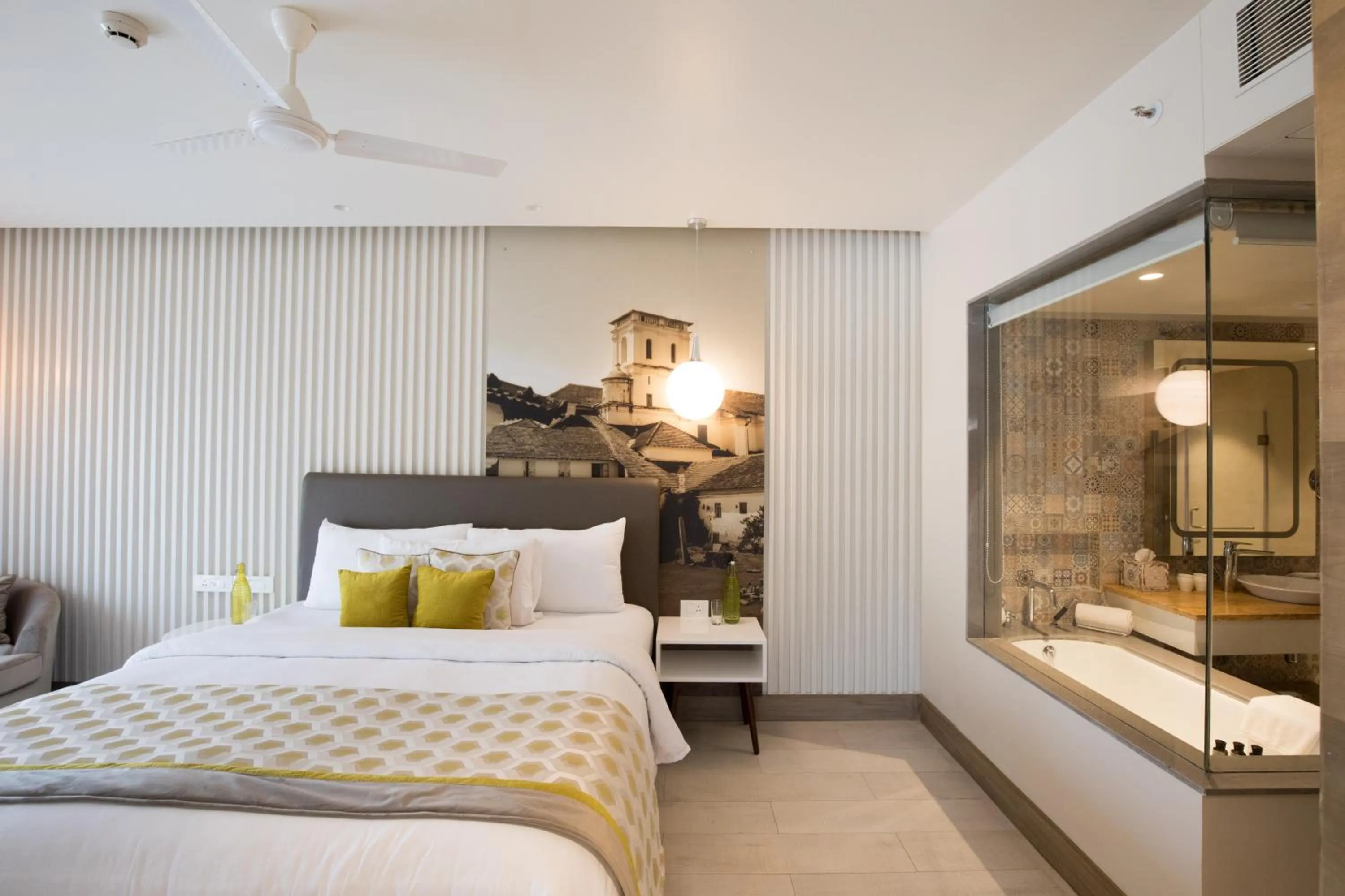 Bedroom, Bed in The Park Baga River Goa - Adults only Property