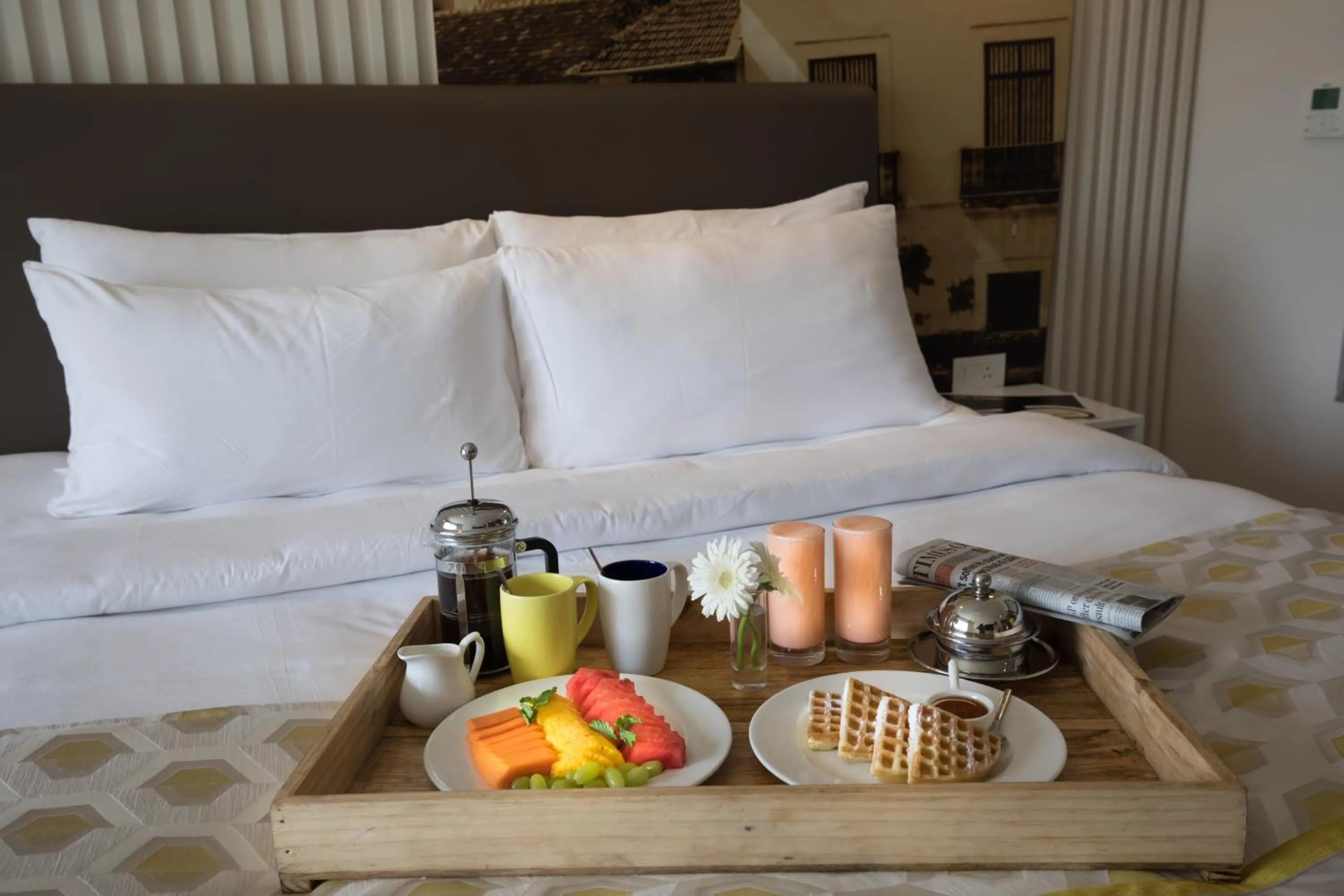 Bedroom, Bed in The Park Baga River Goa - Adults only Property