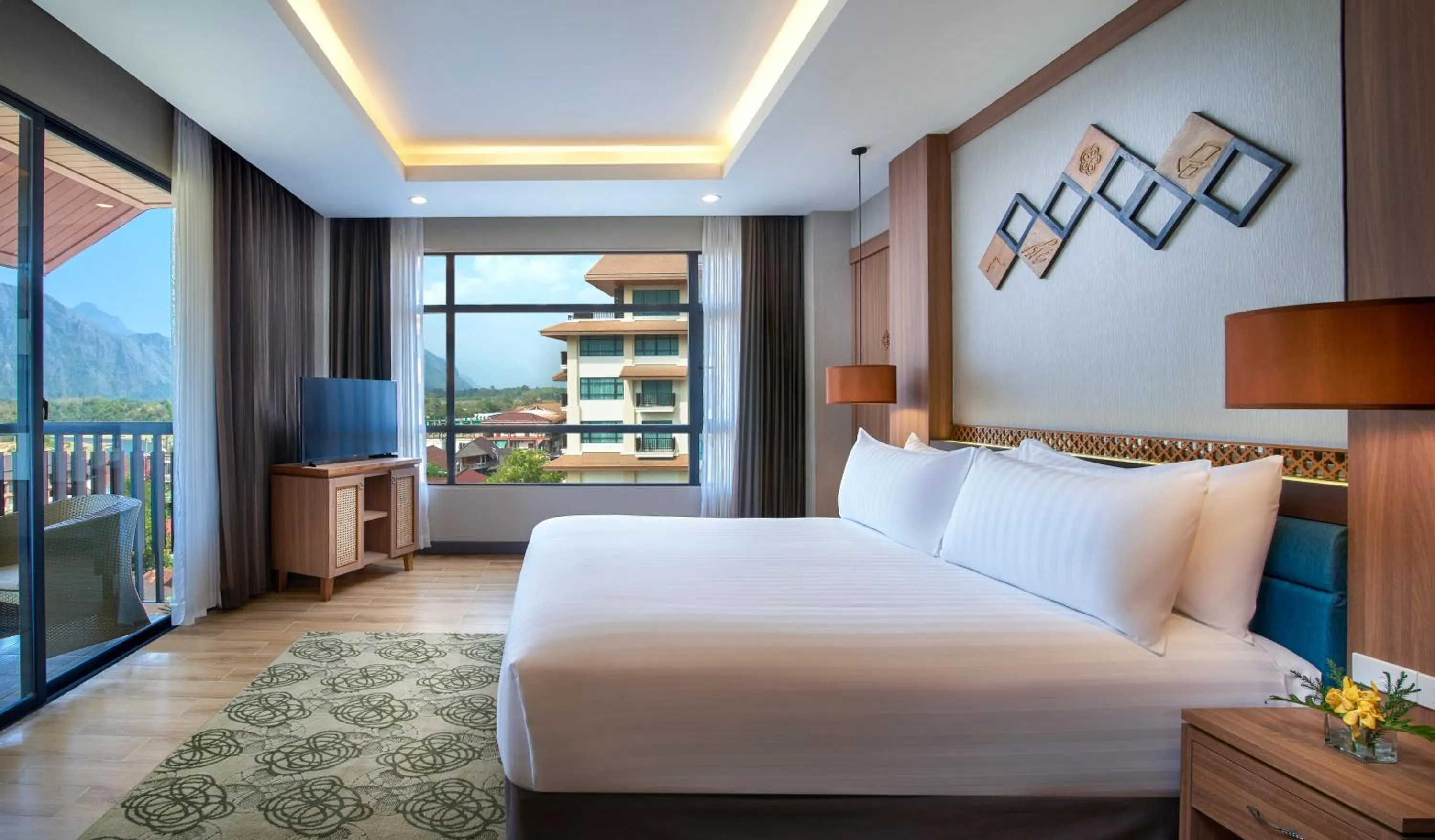 Bedroom, Bed in Amari Vang Vieng