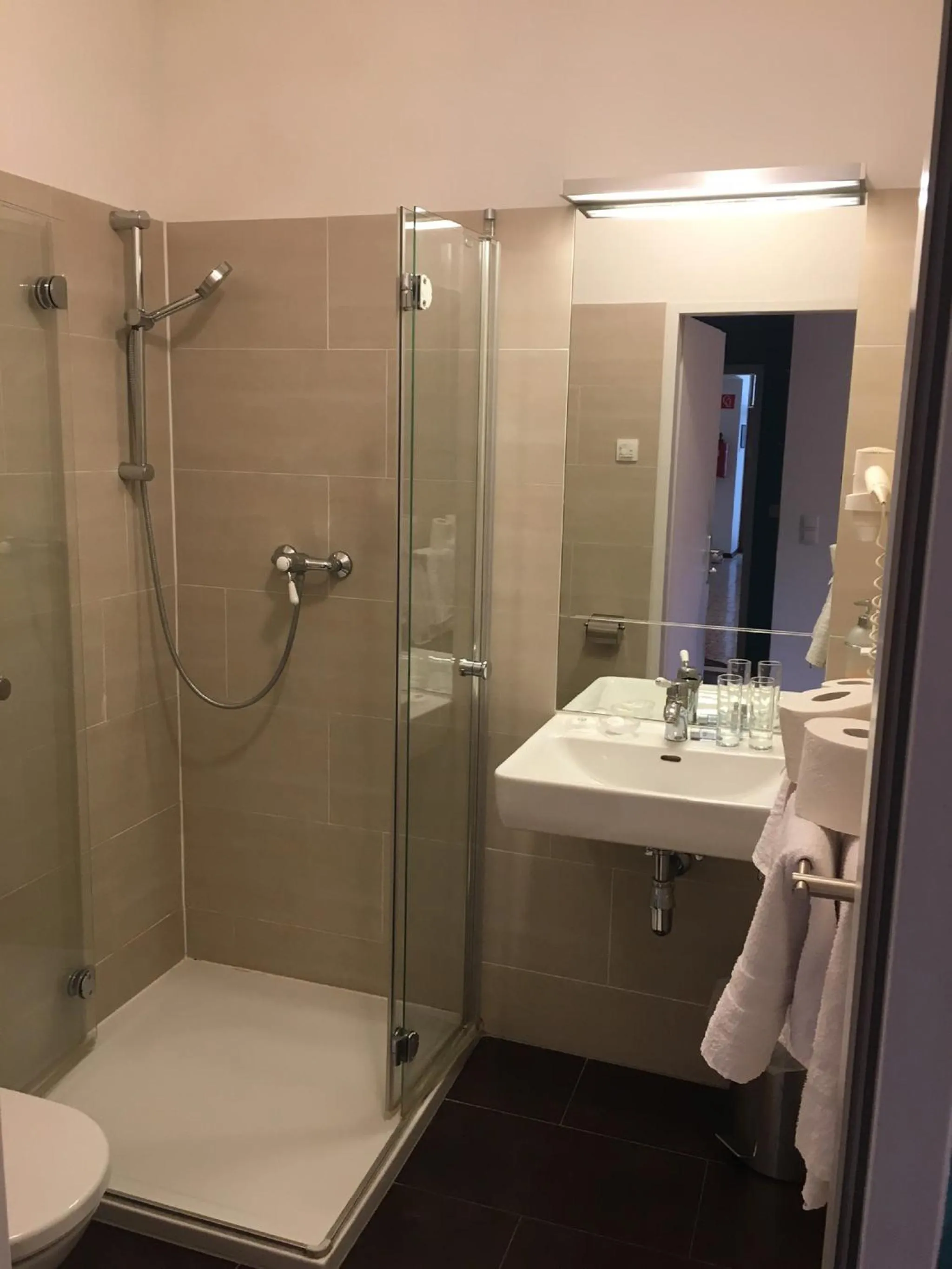 Shower in Hotel - Restaurant Valley Rose