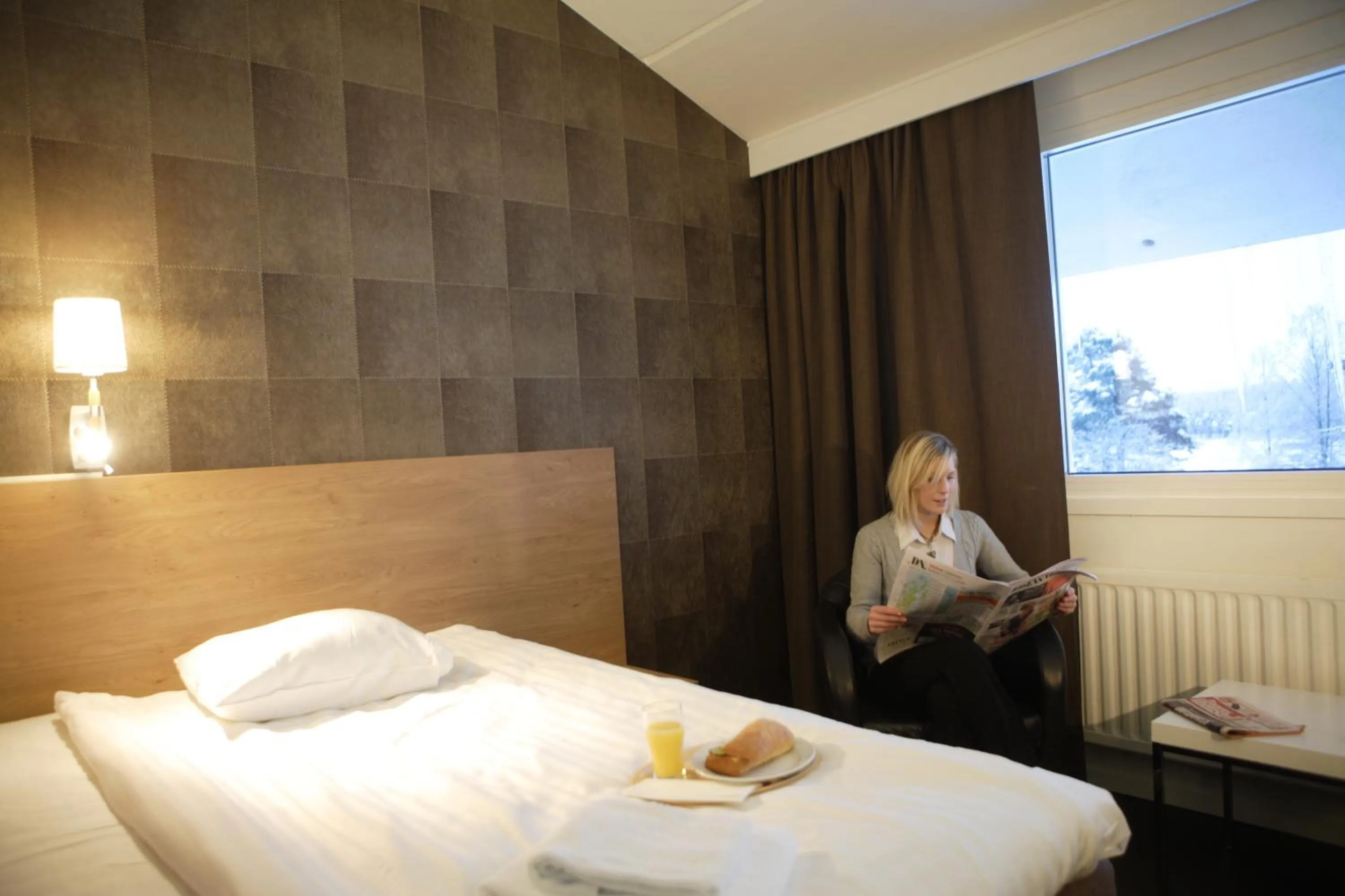 Bed in Laponia Hotell & Konferens