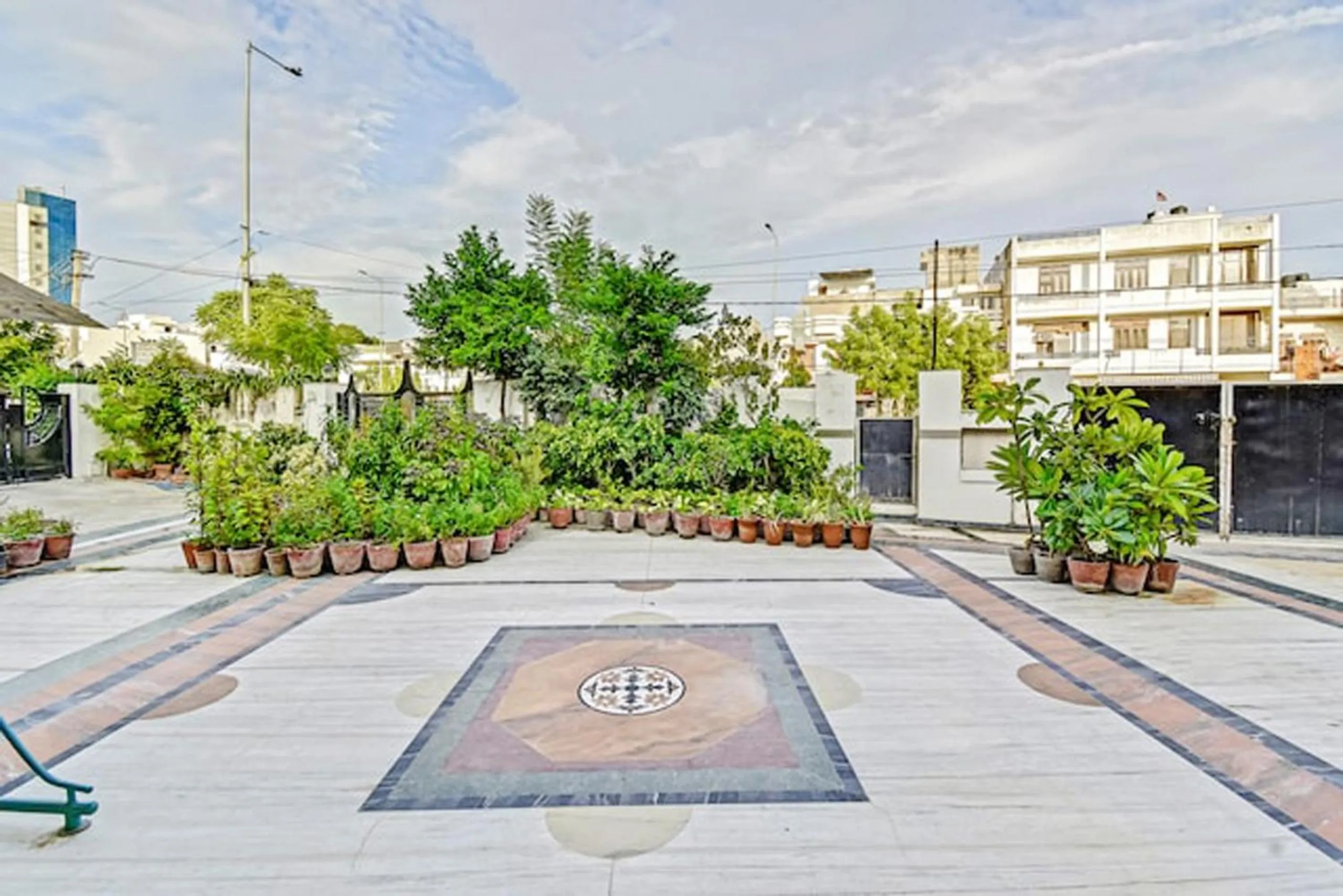 Garden view in Abode Homestay