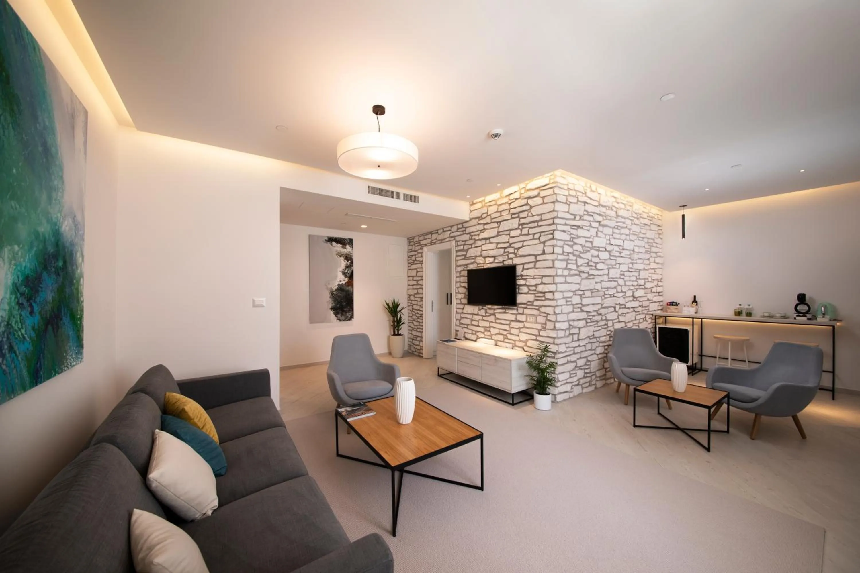 Living room in Lazure Hotel & Marina