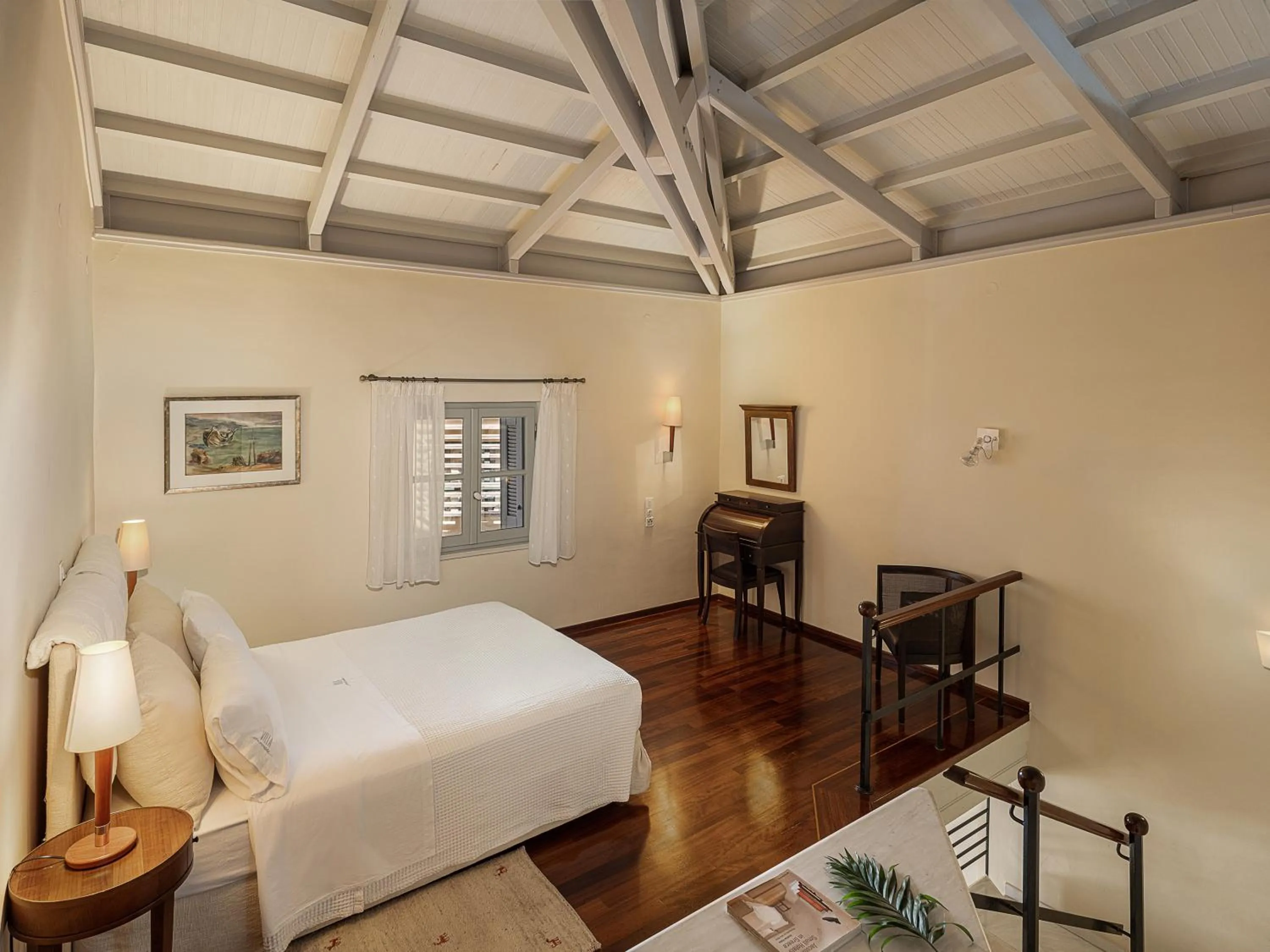 Bedroom, Bed in Villa Andromeda