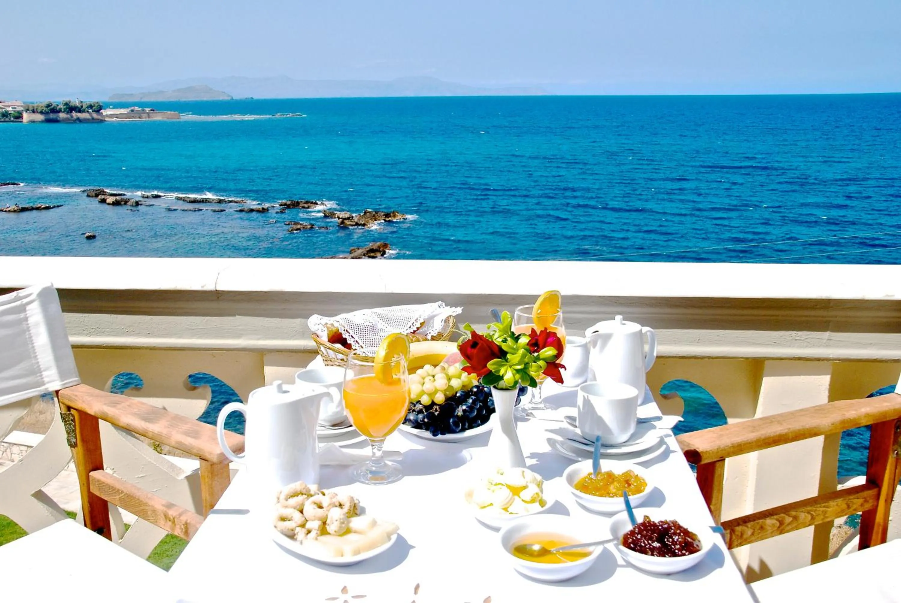 Food in Villa Andromeda