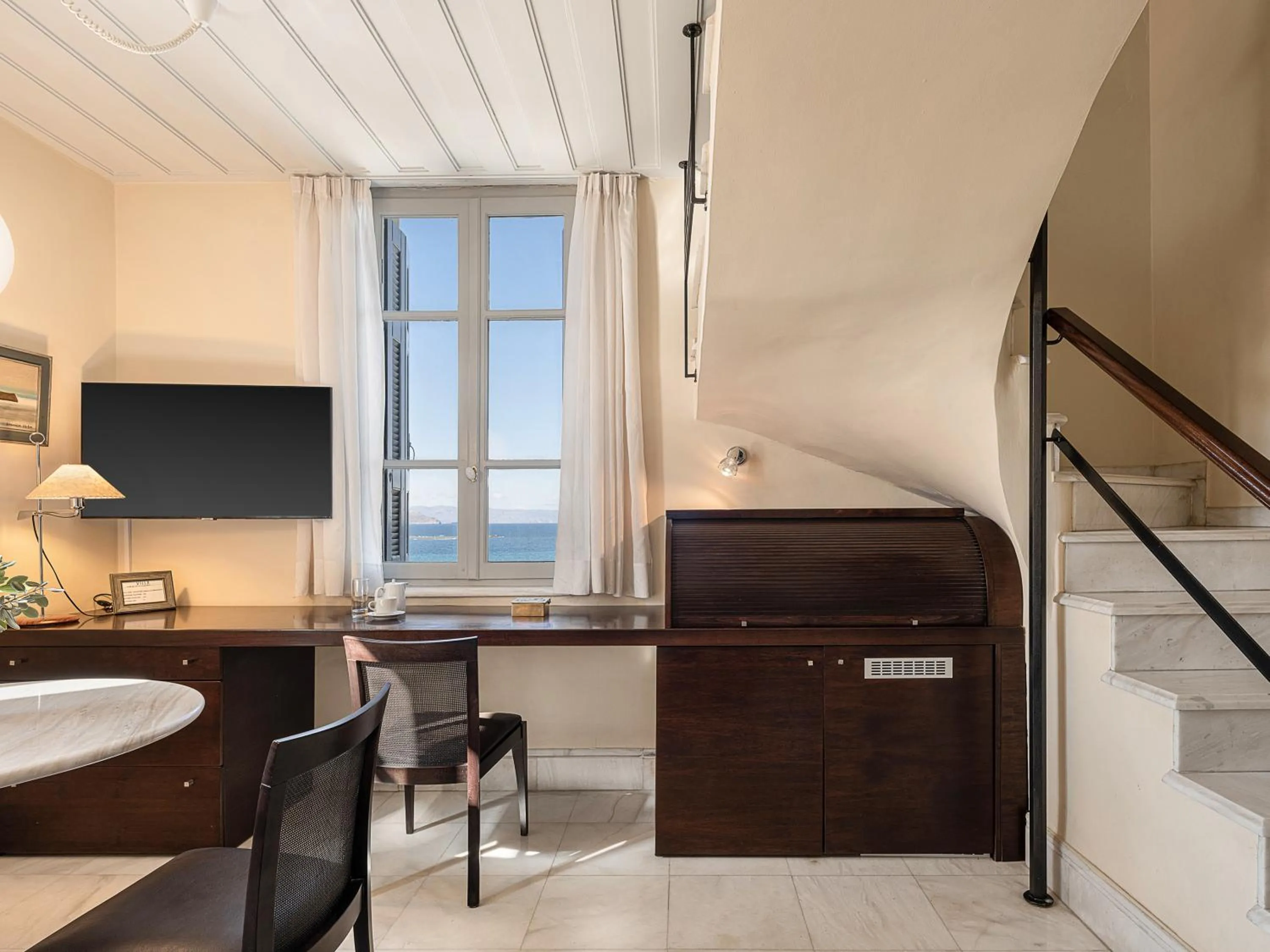 Seating area in Villa Andromeda