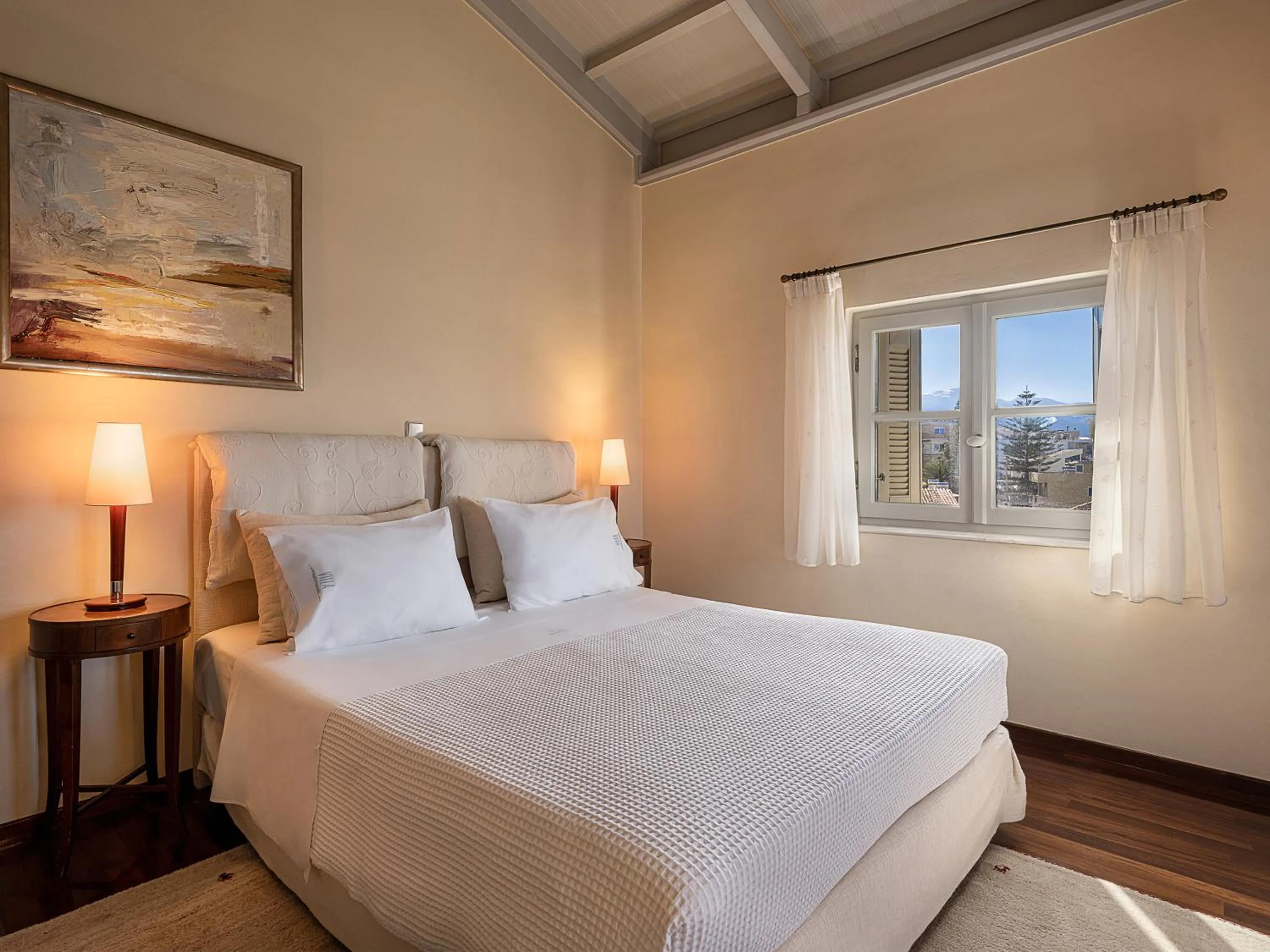 Bedroom, Bed in Villa Andromeda