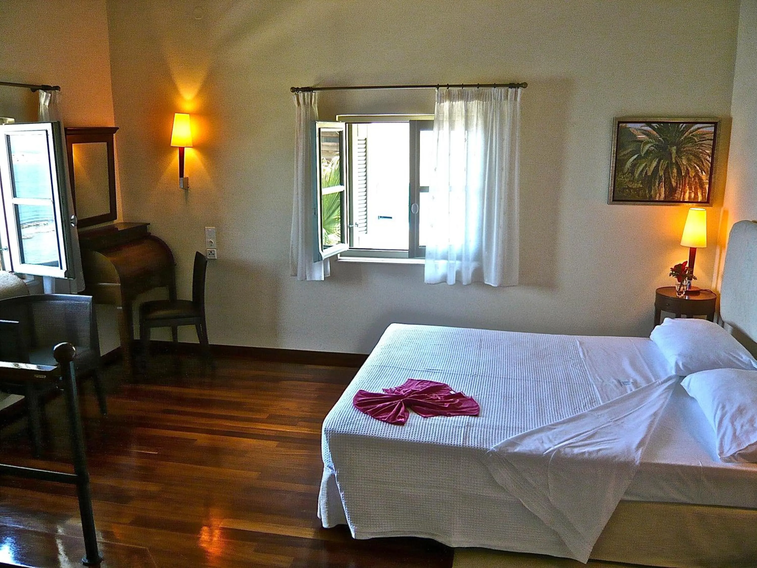 Bedroom, Bed in Villa Andromeda