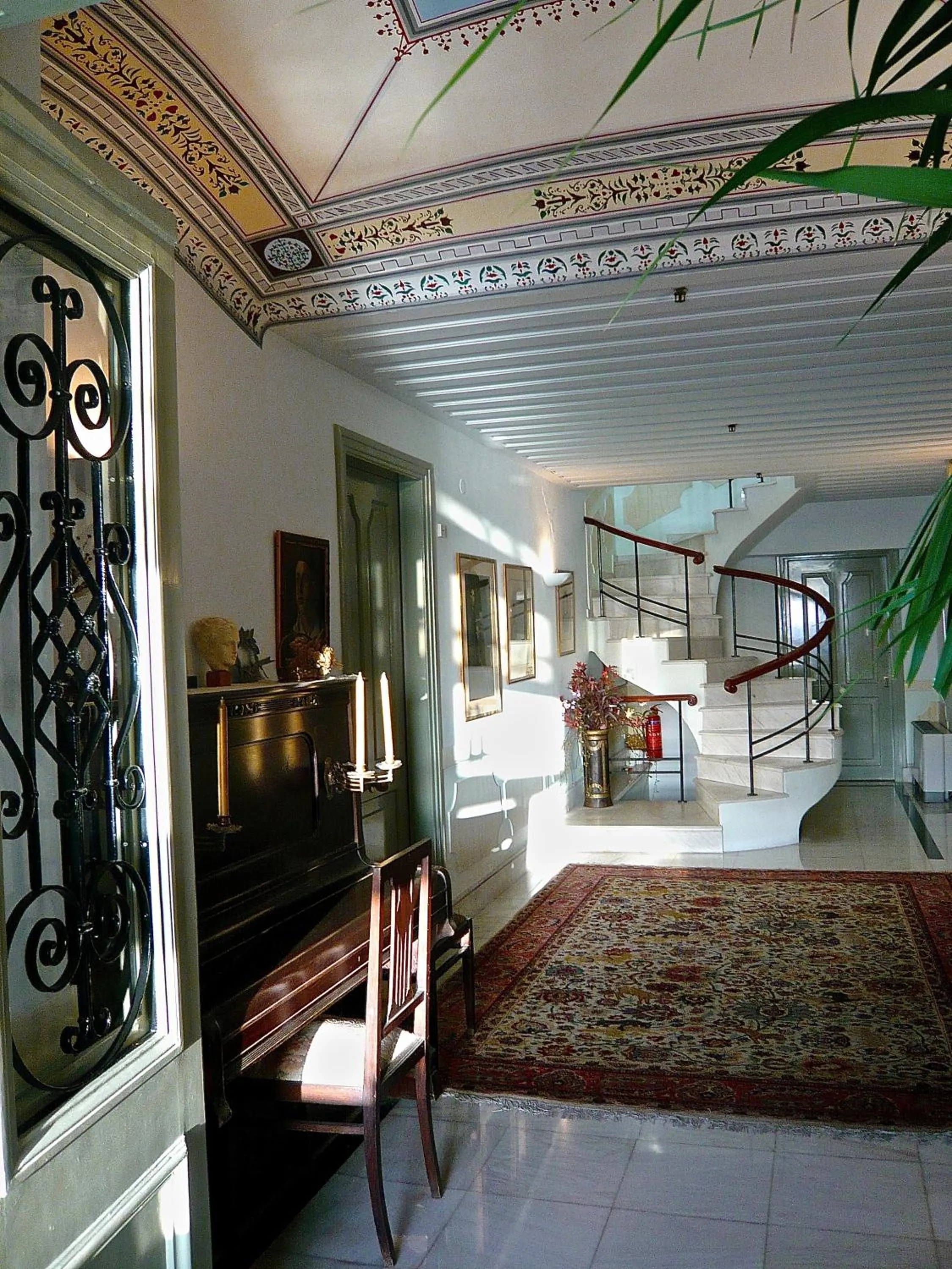 Lobby or reception in Villa Andromeda