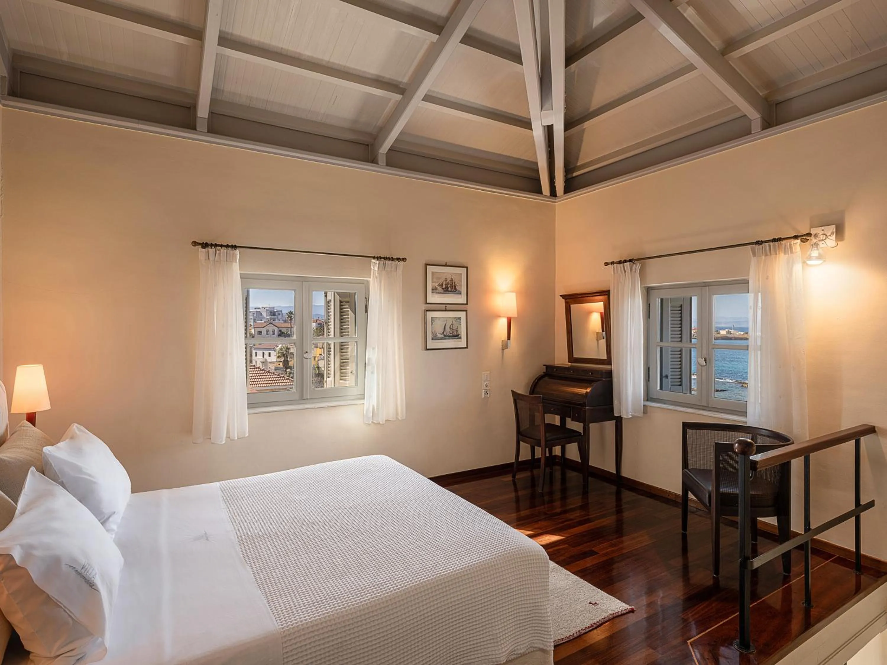 Bedroom, Bed in Villa Andromeda