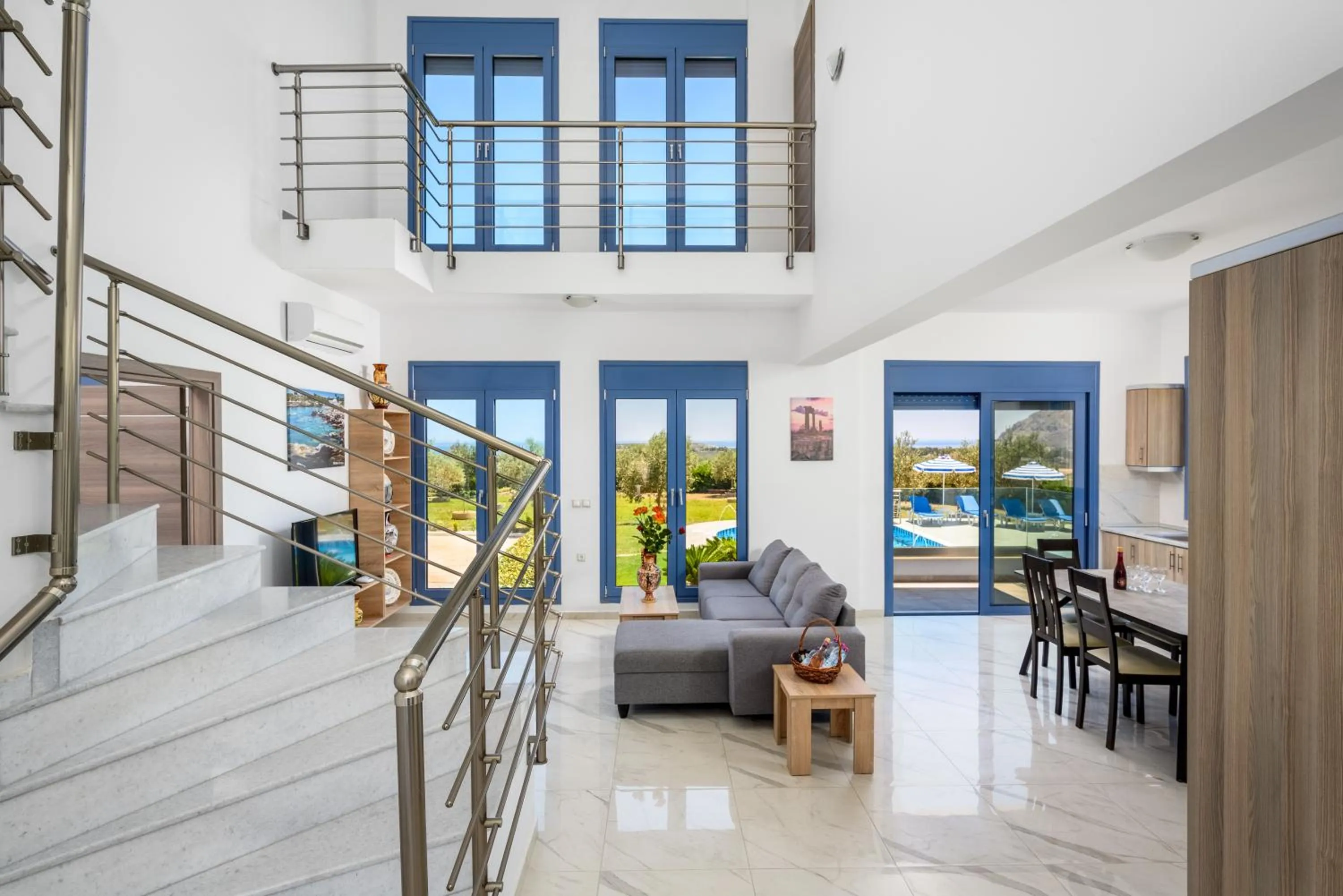 Living room in Kolymbia Village