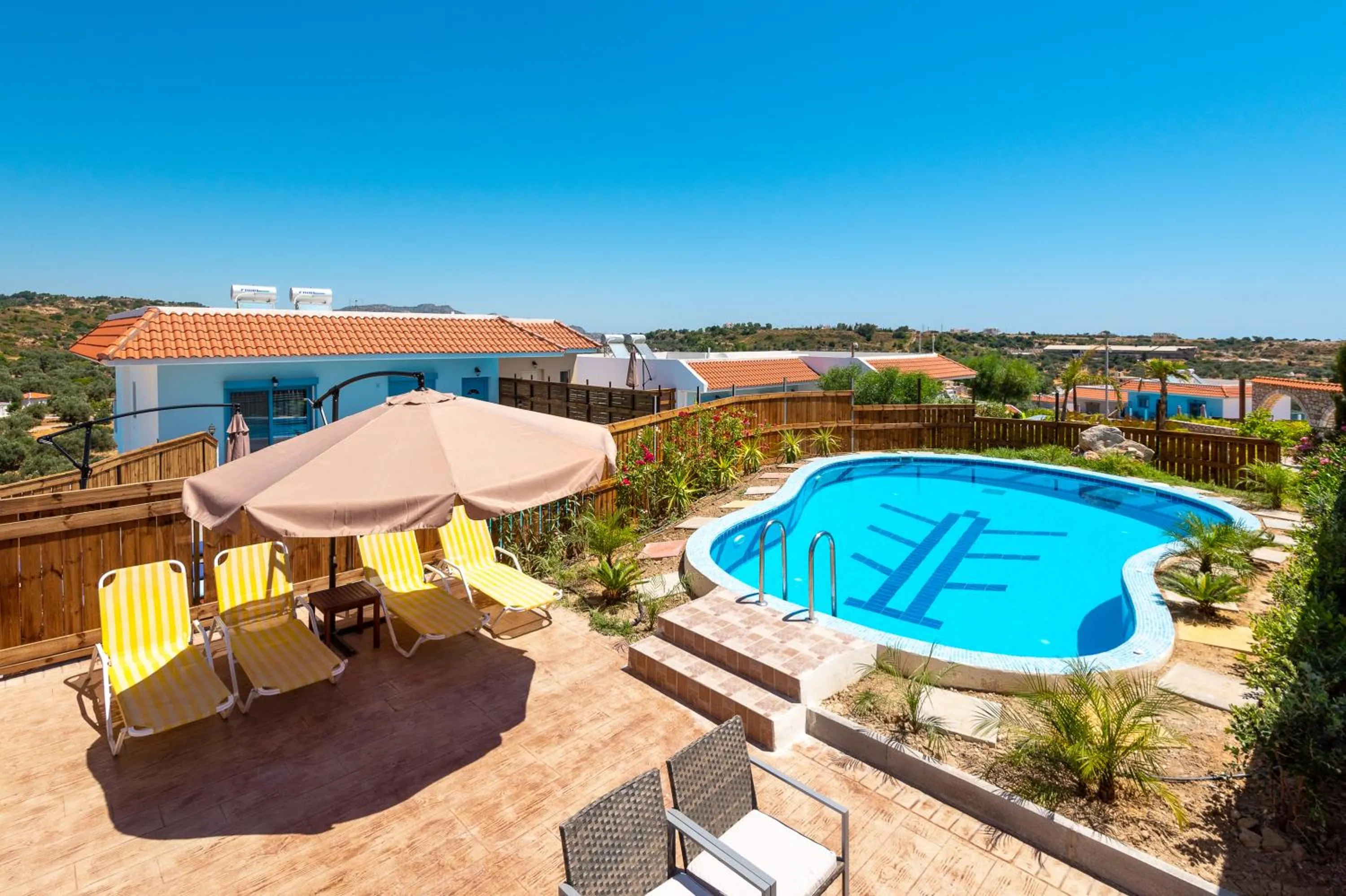 Swimming pool in Kolymbia Village