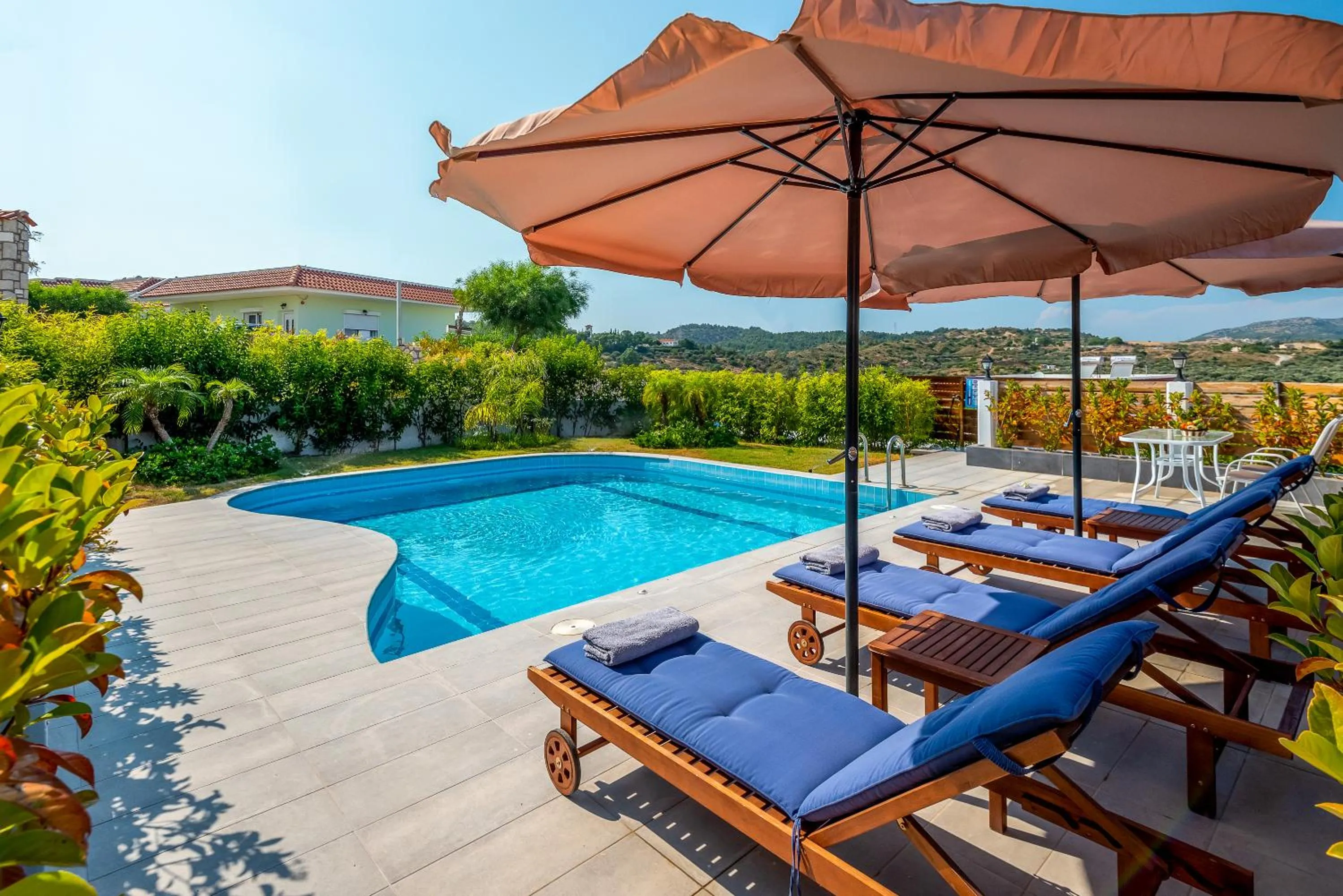 Swimming pool in Kolymbia Village