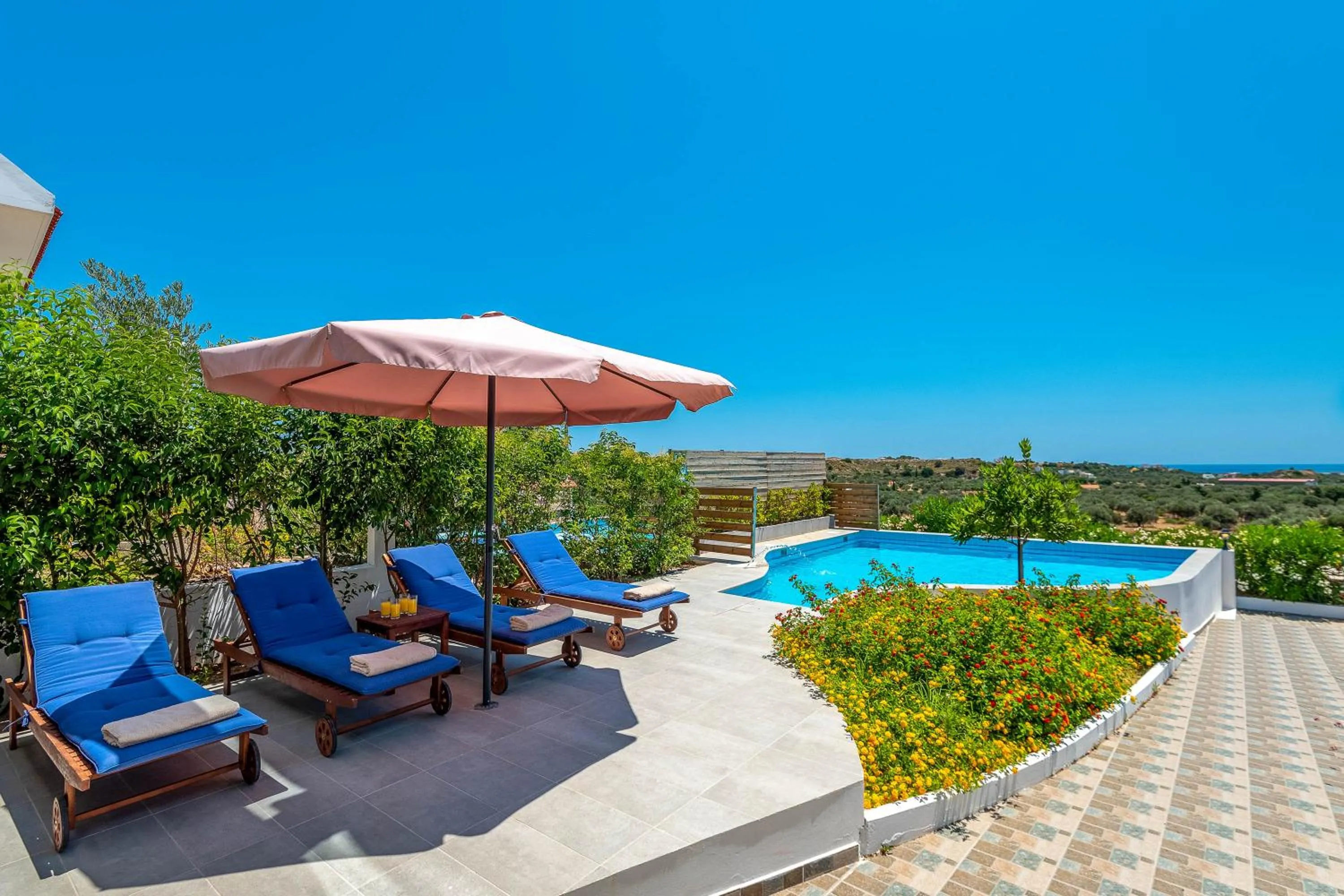 Swimming pool in Kolymbia Village
