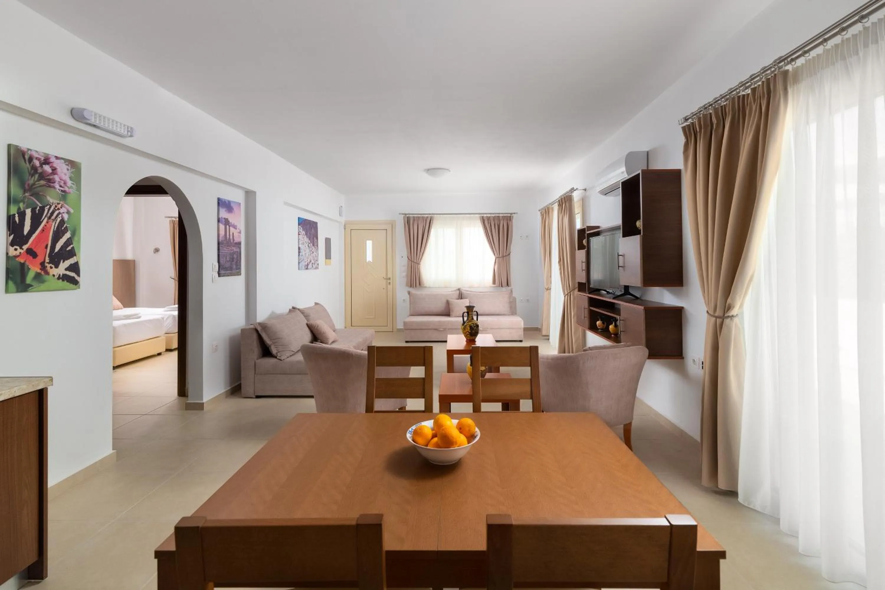 Living room in Kolymbia Village