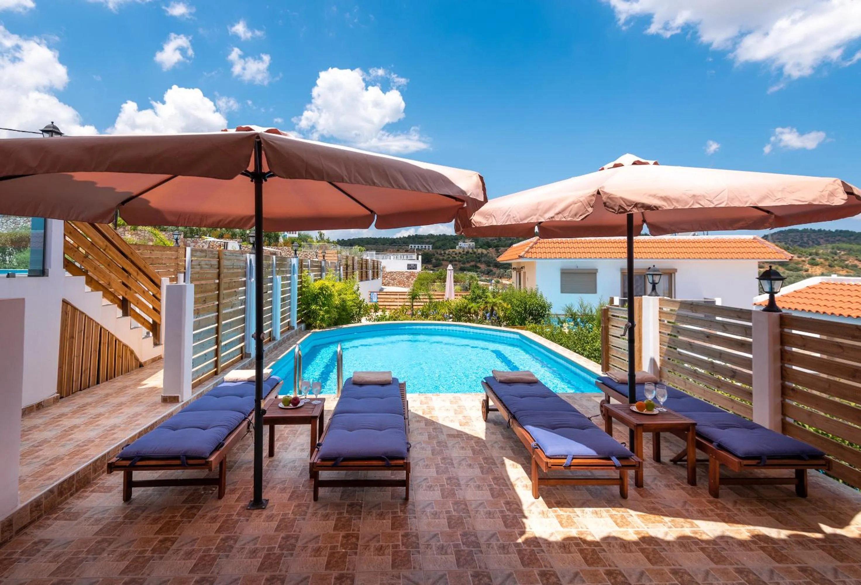 Swimming pool in Kolymbia Village