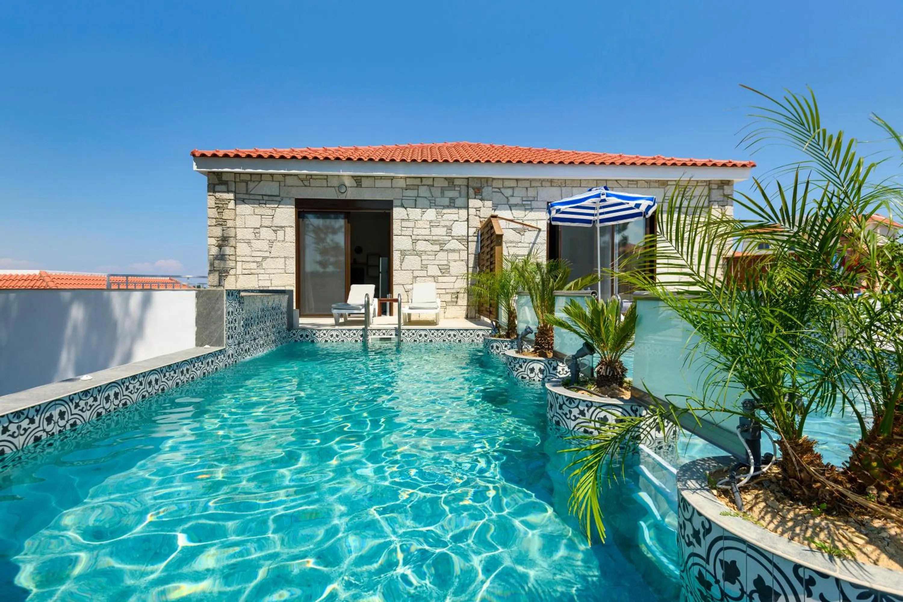 Swimming pool in Kolymbia Village