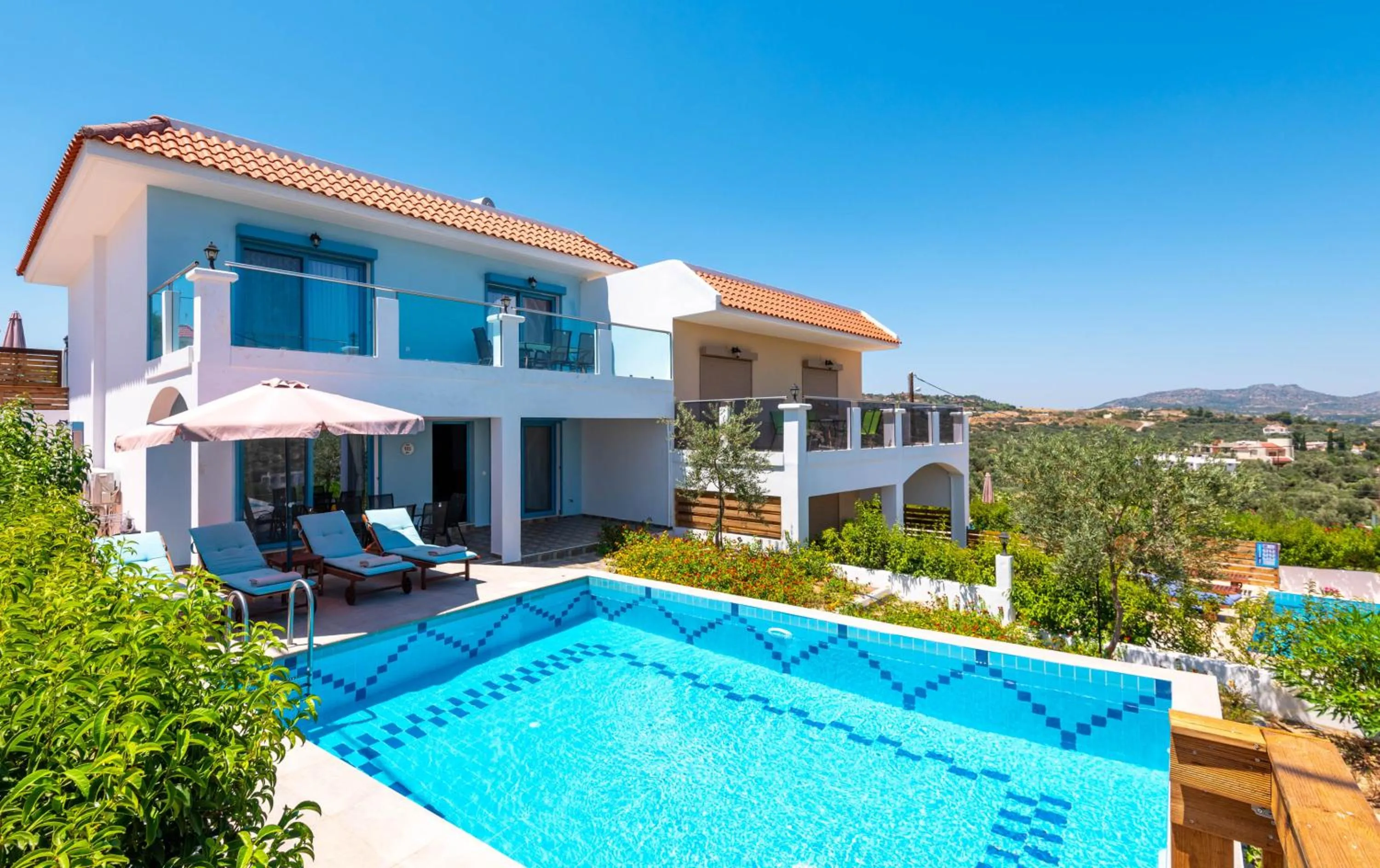 Swimming pool in Kolymbia Village