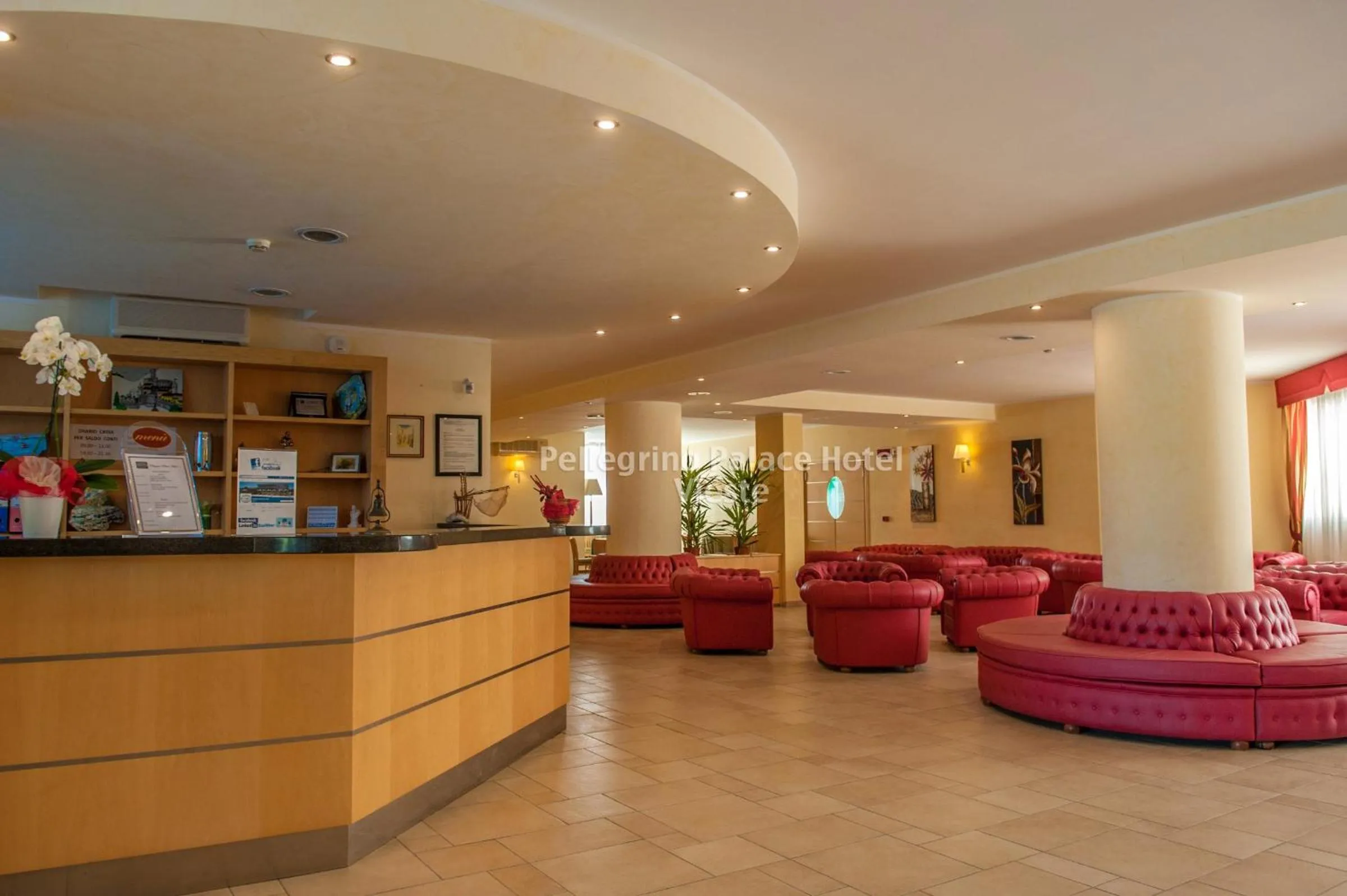 Lobby or reception in Pellegrino Palace Hotel