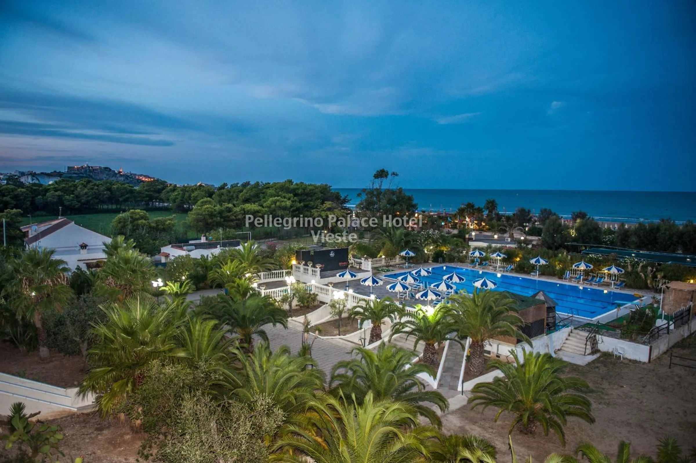 Swimming pool in Pellegrino Palace Hotel