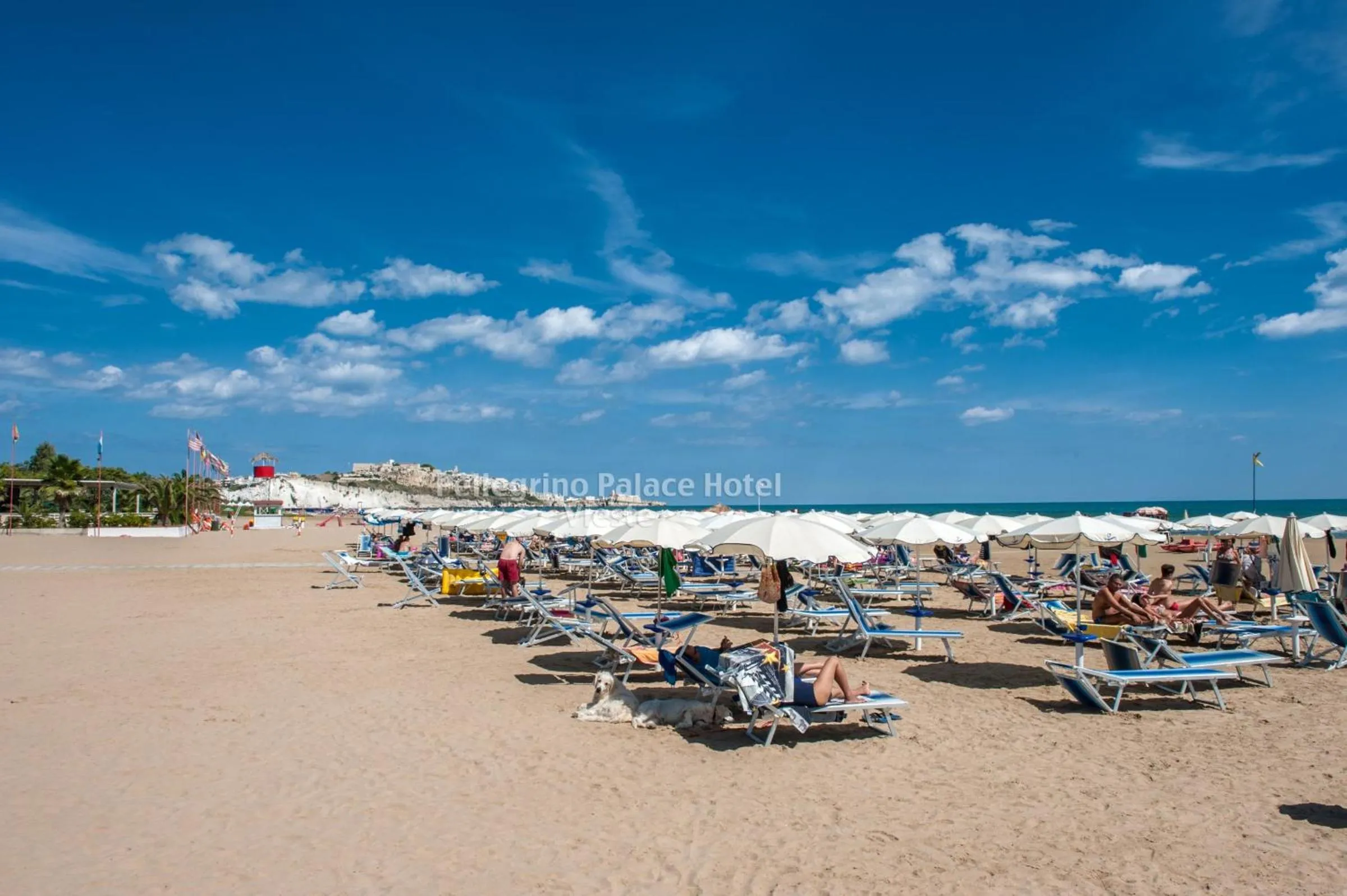 Beach in Pellegrino Palace Hotel