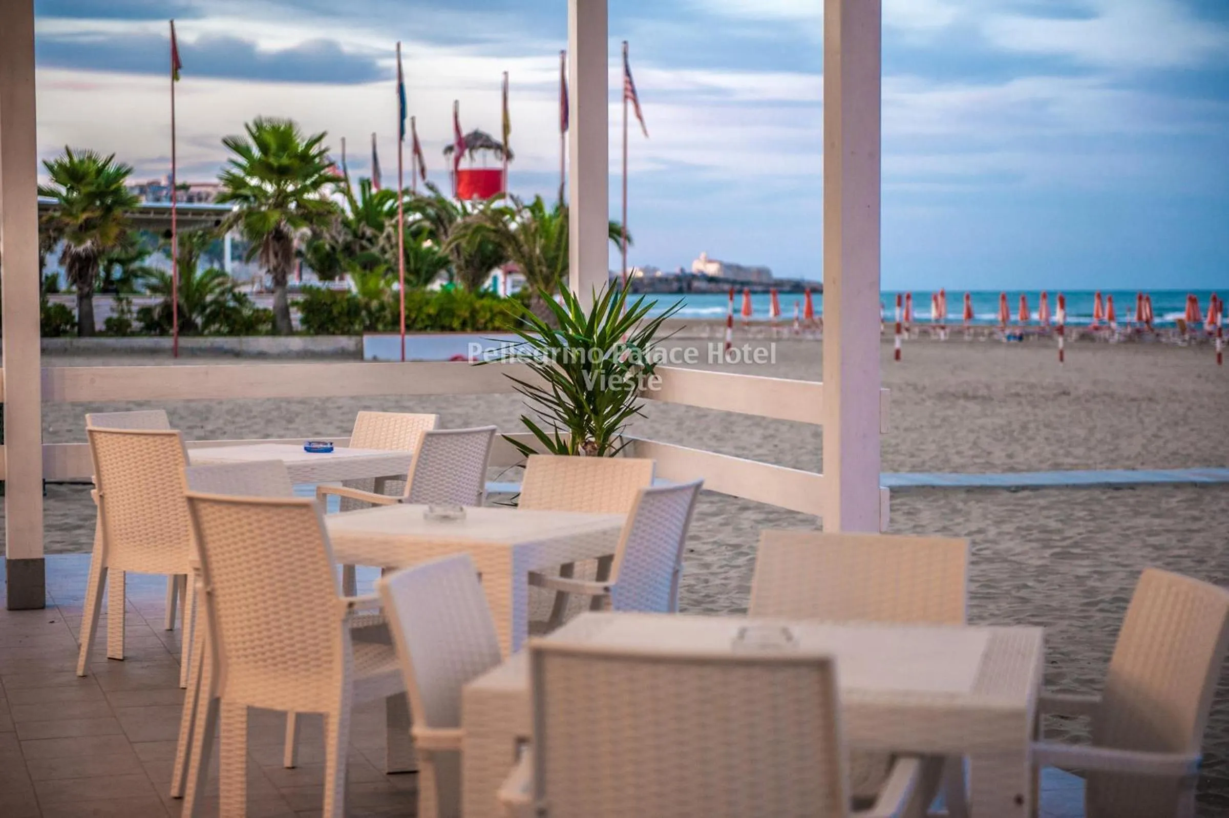 Beach in Pellegrino Palace Hotel