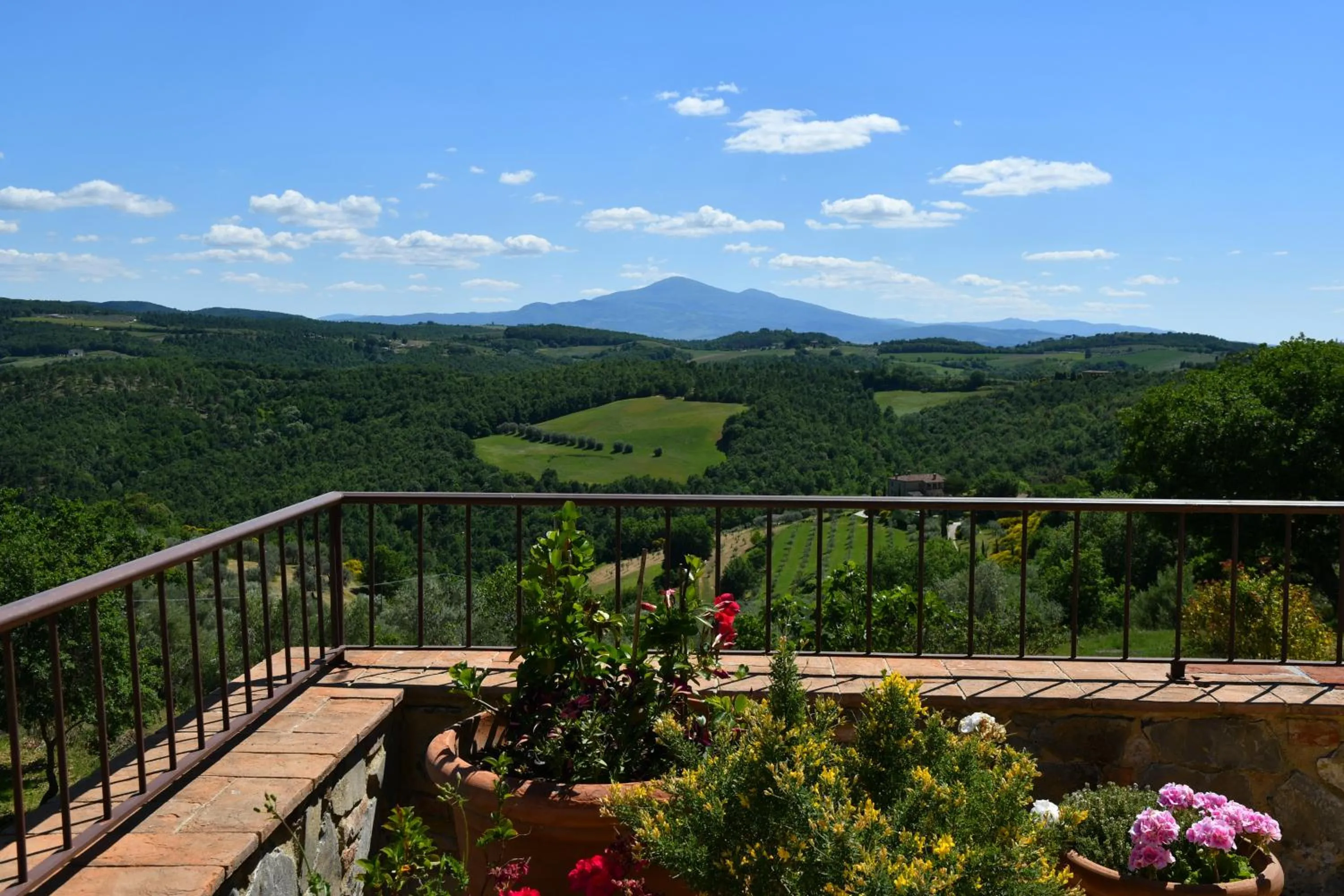 View (from property/room) in LaChiusa Tuscany