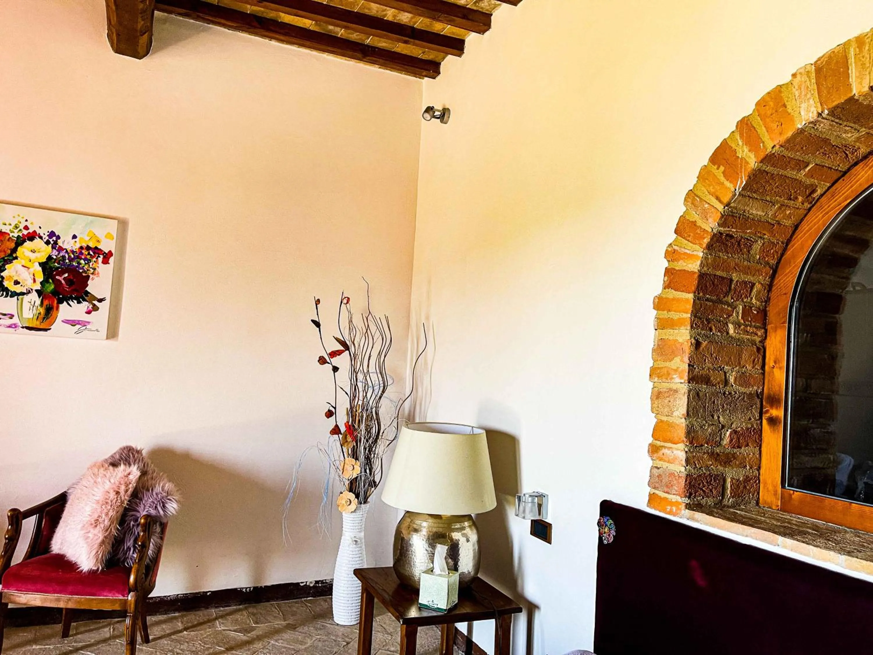 Bedroom in LaChiusa Tuscany