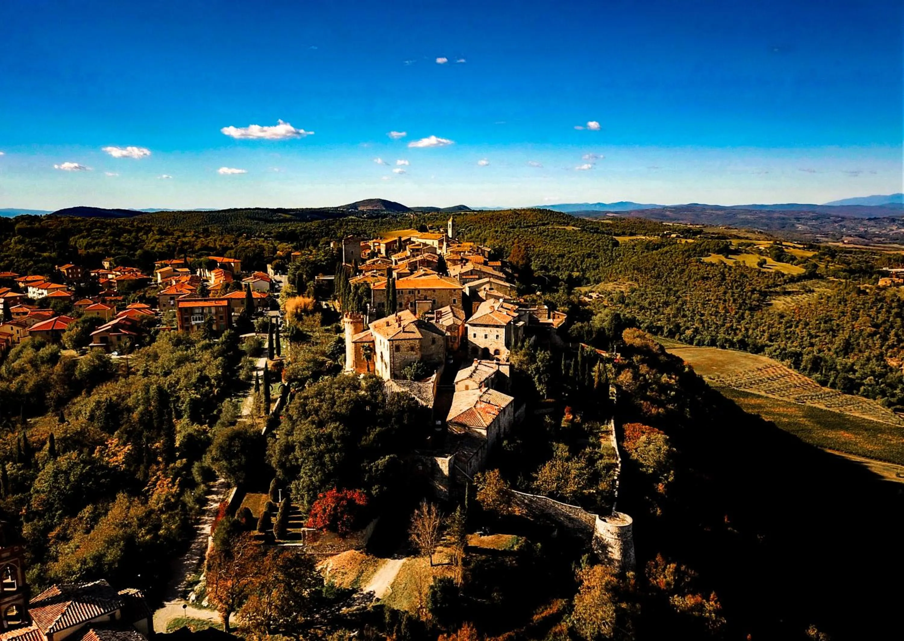 City view in LaChiusa Tuscany