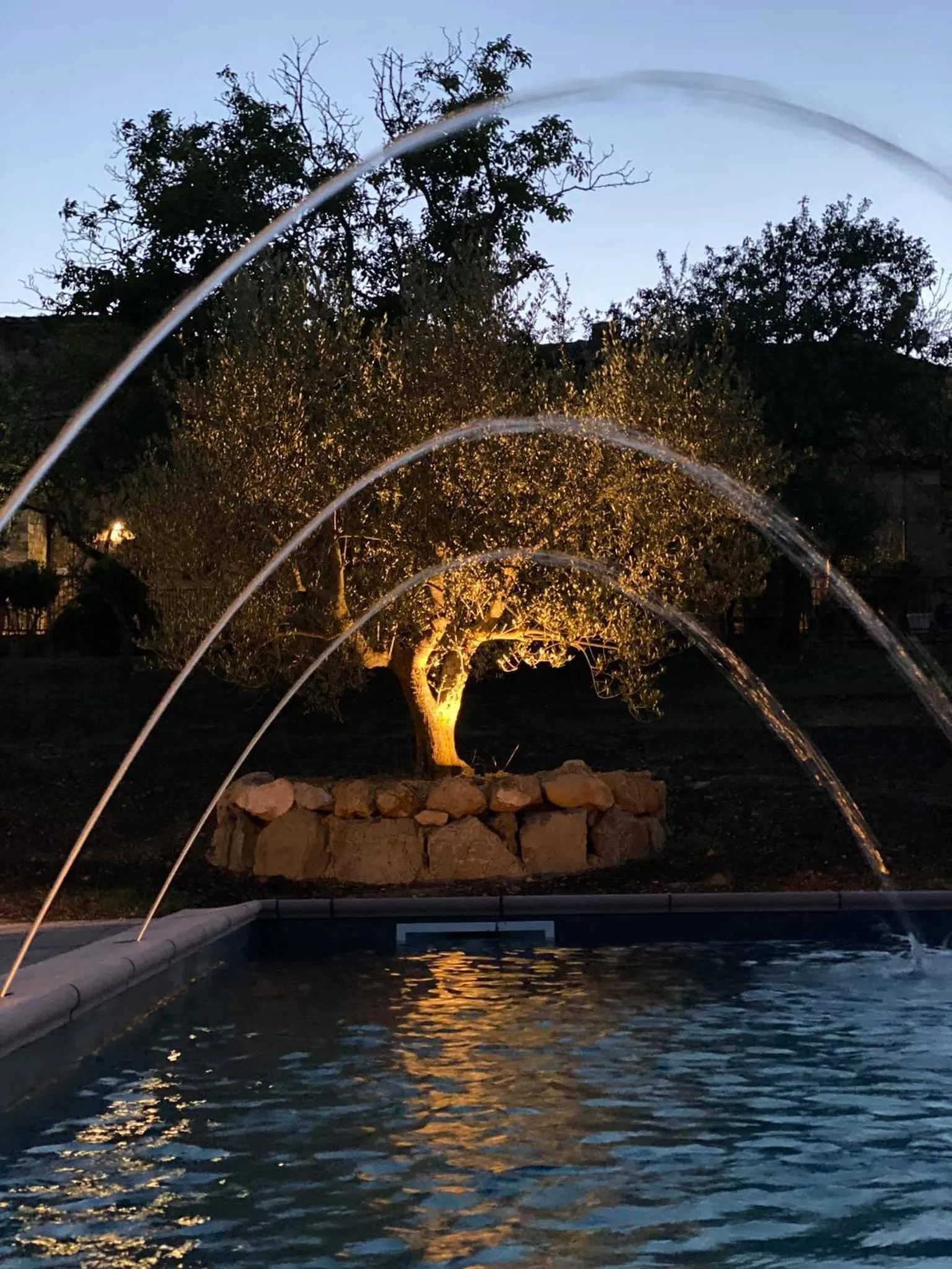 Swimming pool in LaChiusa Tuscany