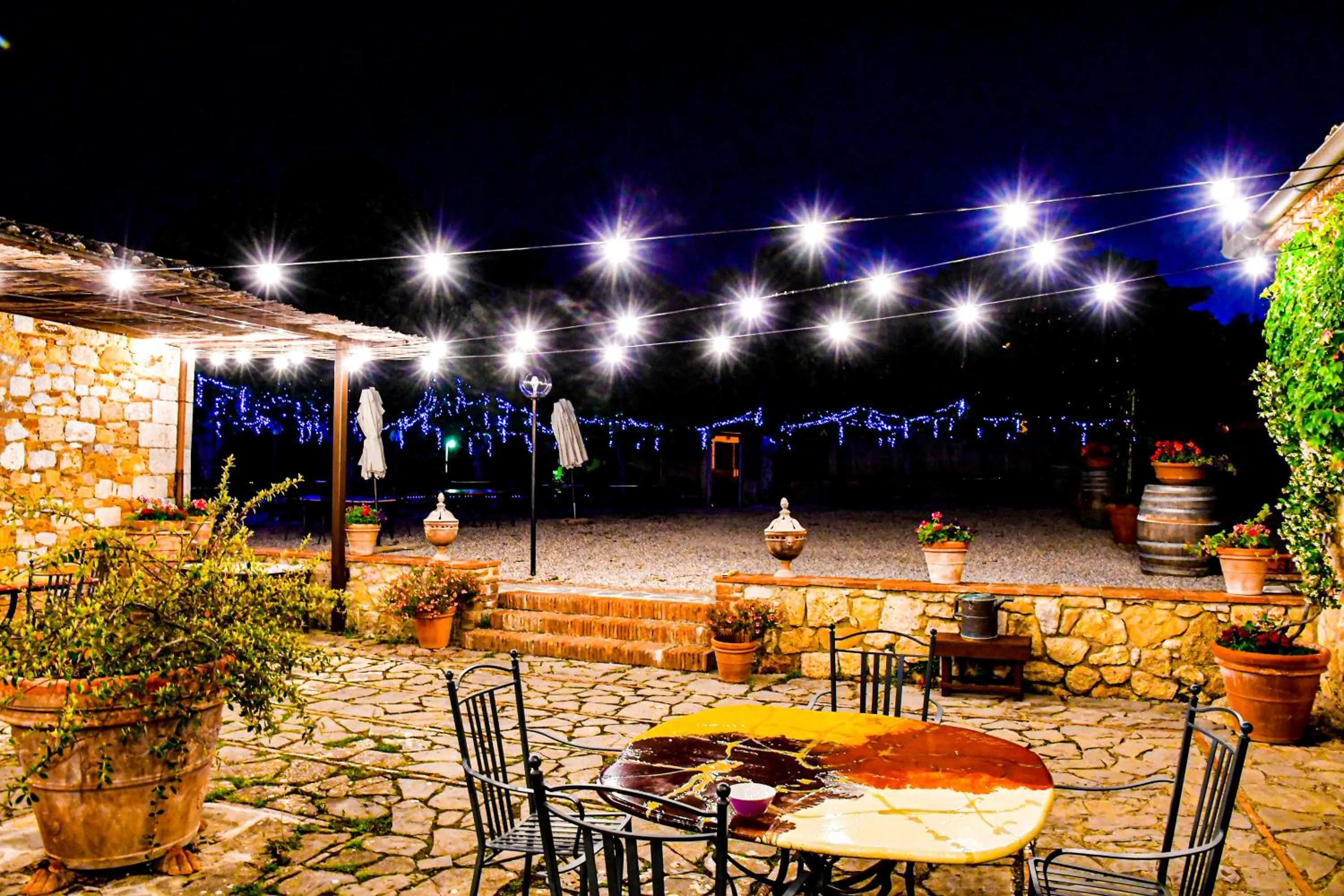 Patio in LaChiusa Tuscany