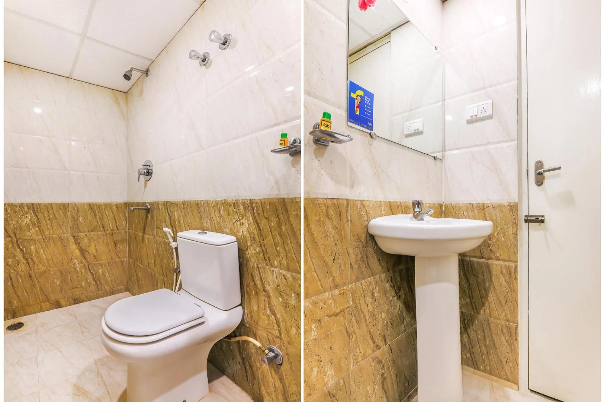 Toilet in FabHotel Oakwey Inn - Indiranagar