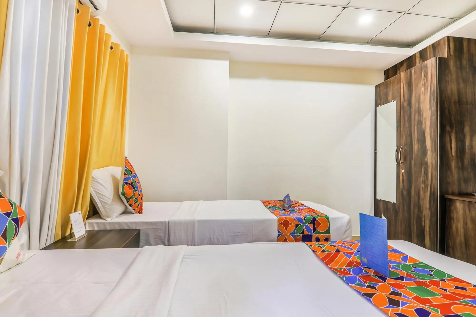 Bedroom, Bed in FabHotel Oakwey Inn - Indiranagar