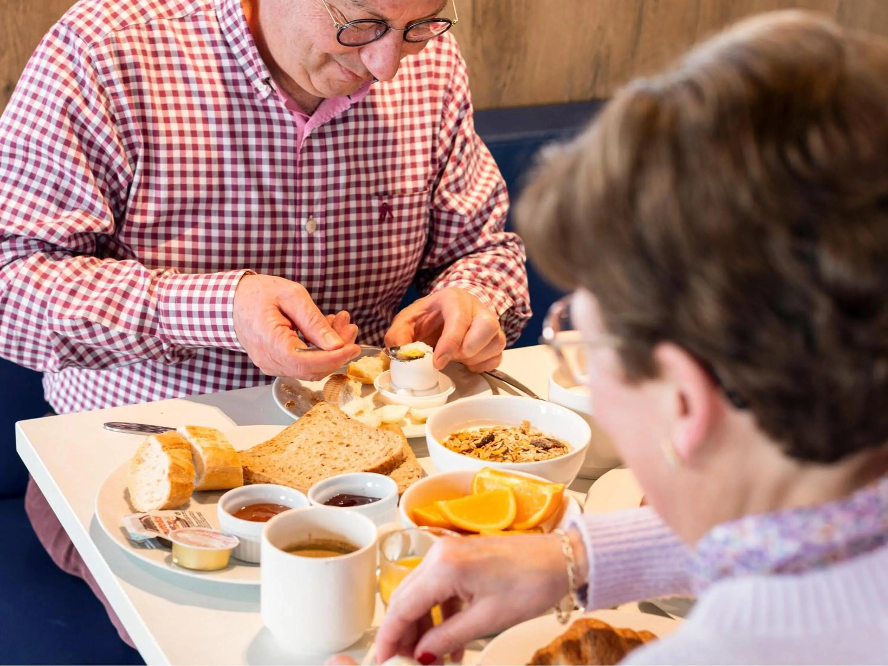 Breakfast in ibis budget Oostende Airport