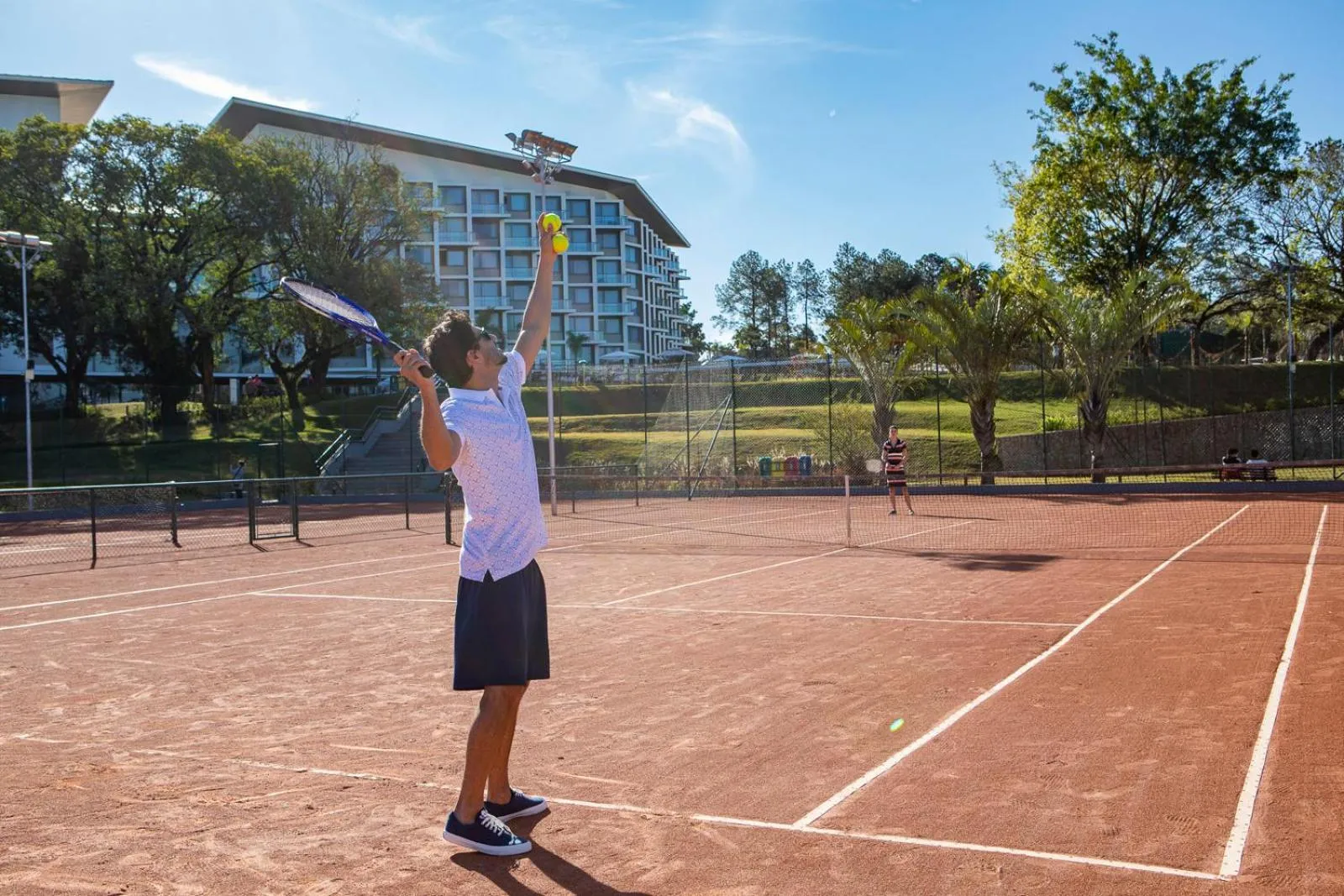 Tennis court in Novotel Itu Terras de São José Golf & Resort