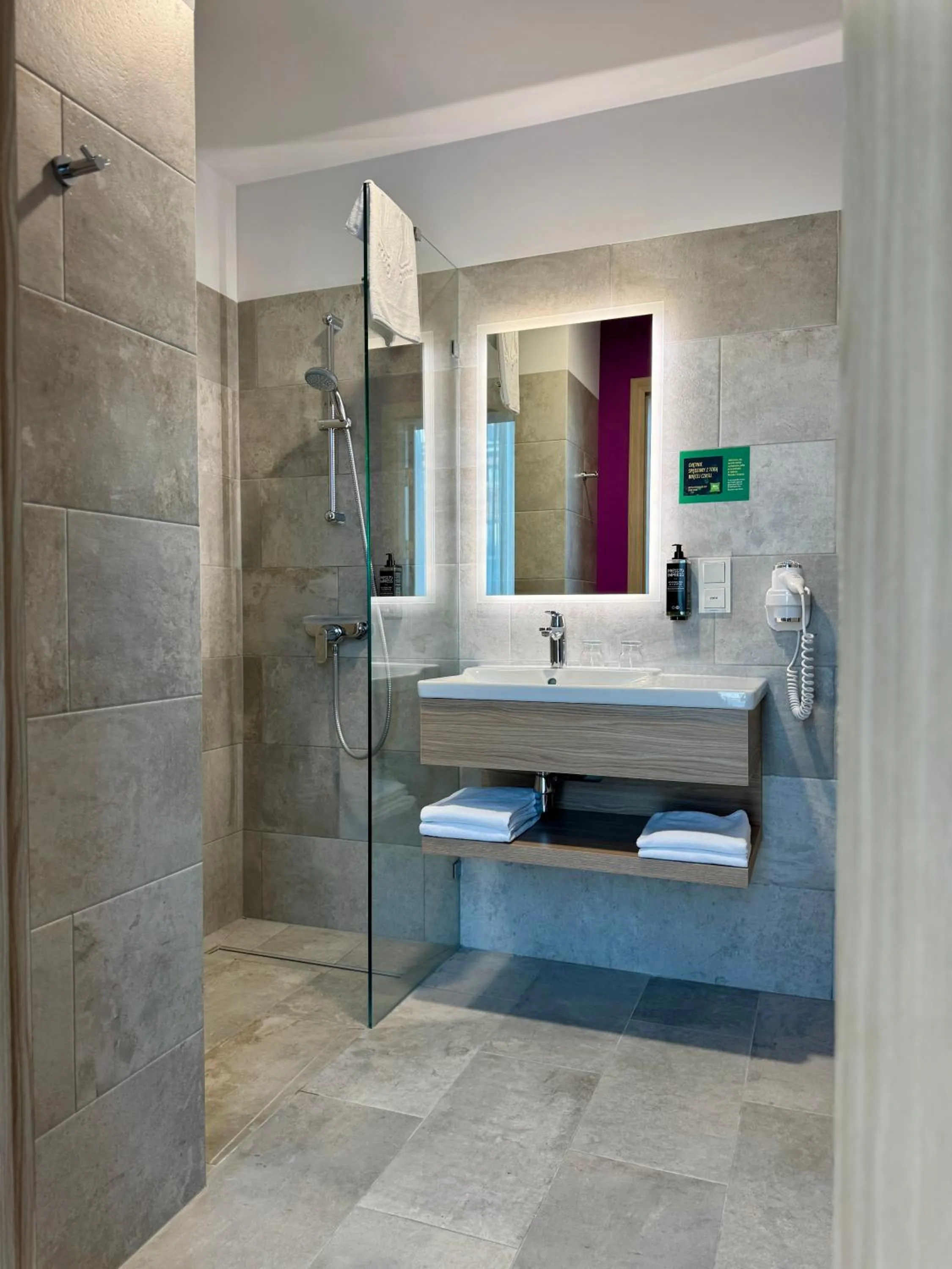 Bathroom in ibis Styles Warszawa City