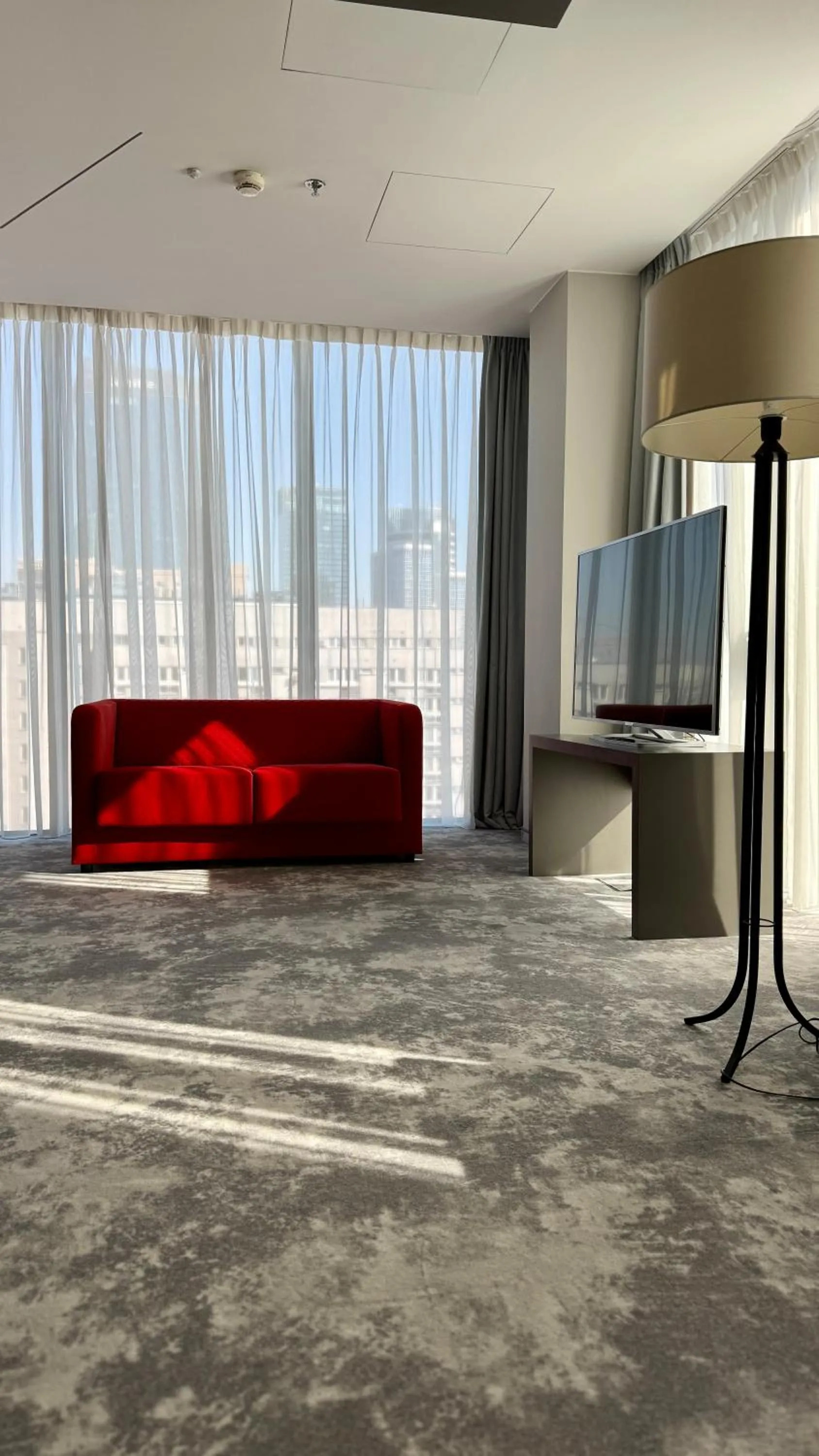 Seating area in ibis Styles Warszawa City