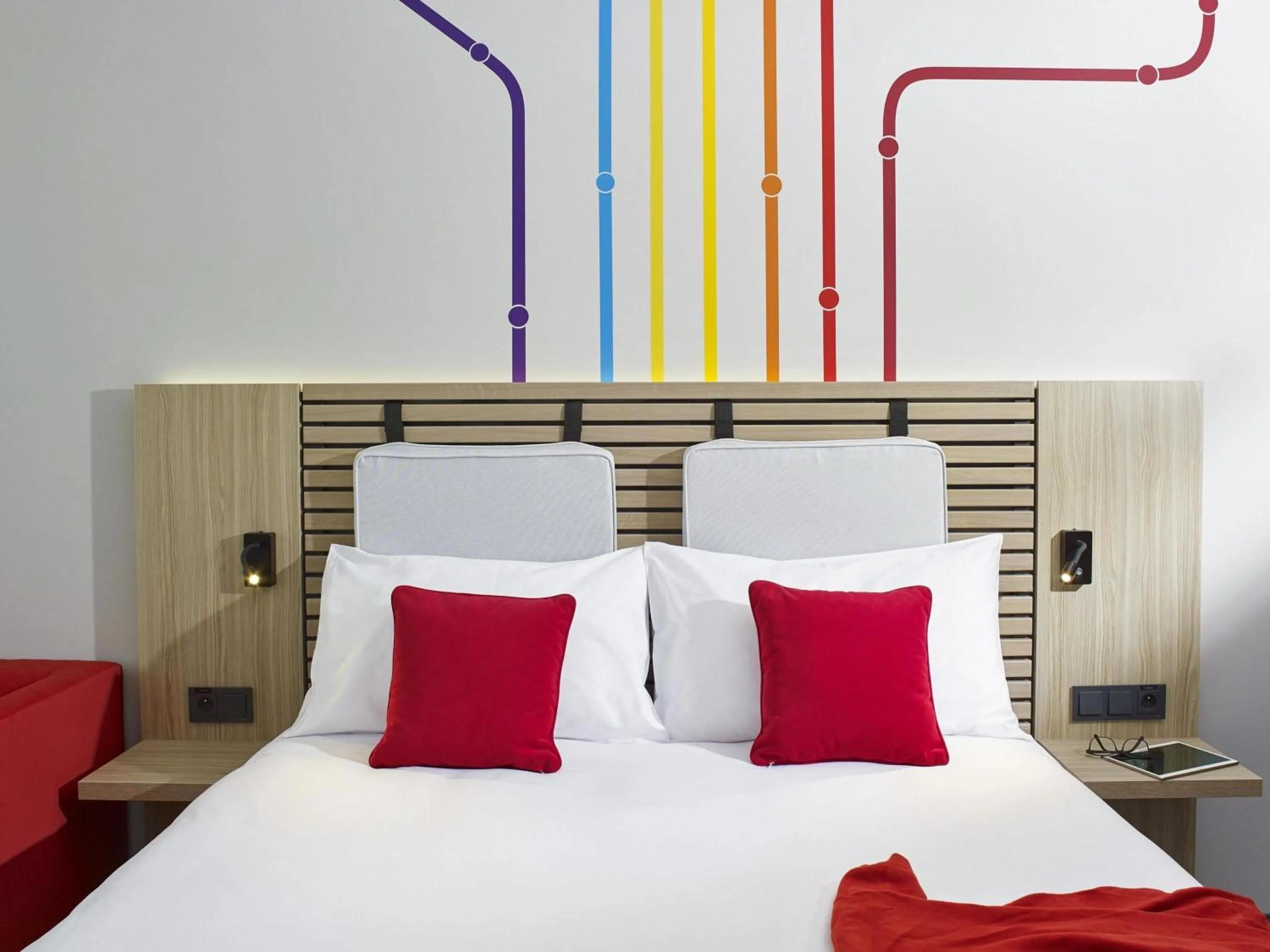 Bedroom, Bed in ibis Styles Warszawa City