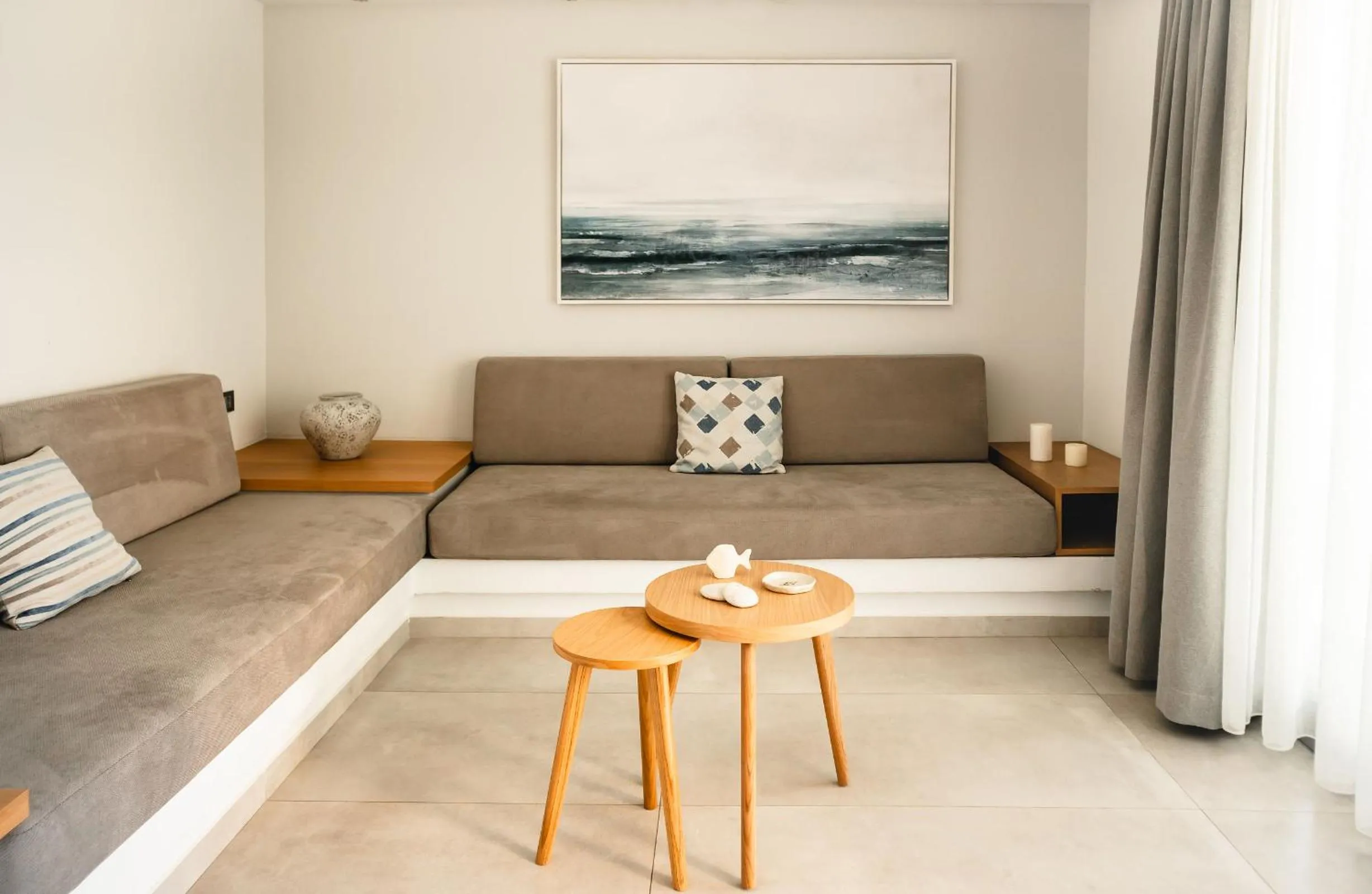 Seating area in Batis Beach Hotel